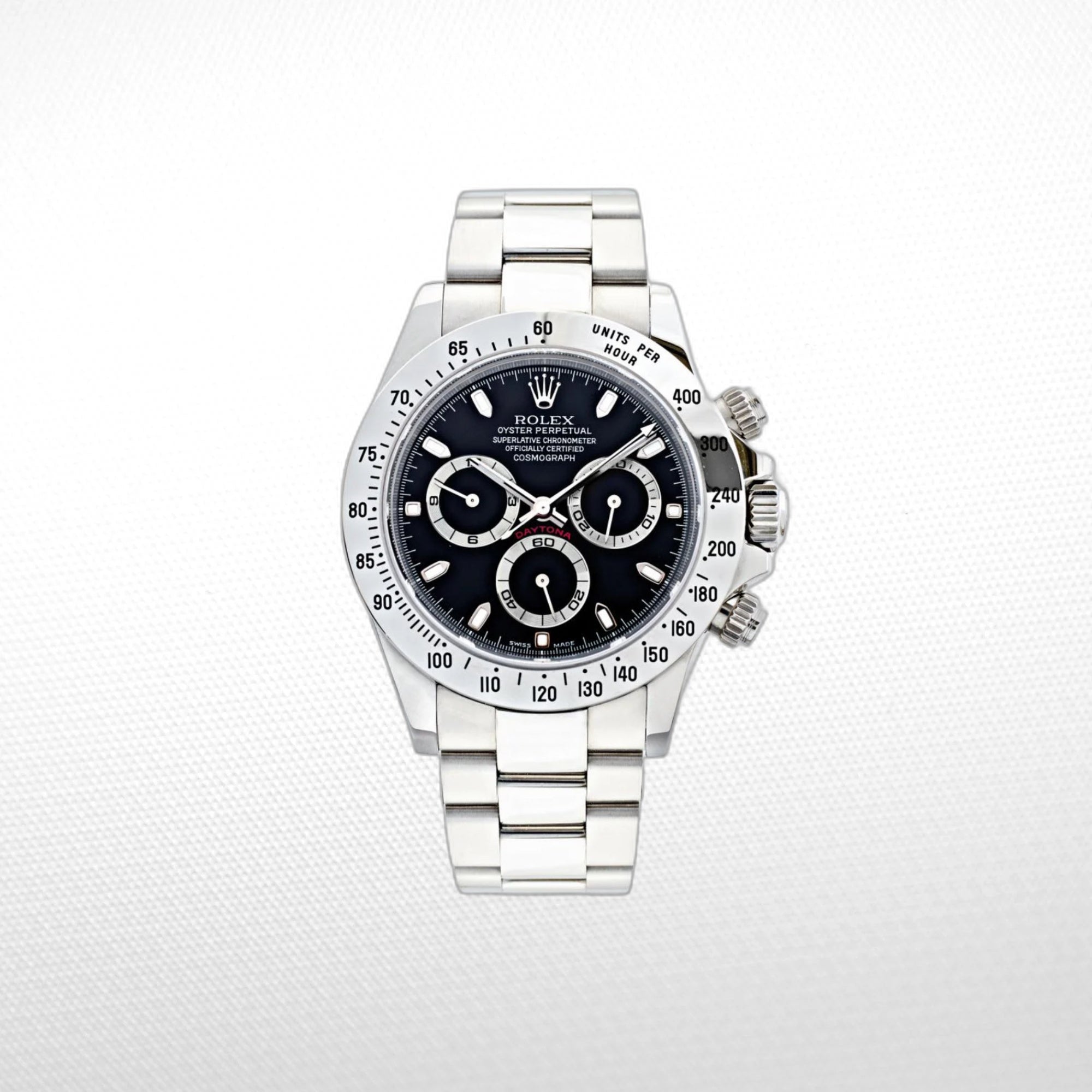 COSMOGRAPH DAYTONA BLACK DIAL SS 40MM