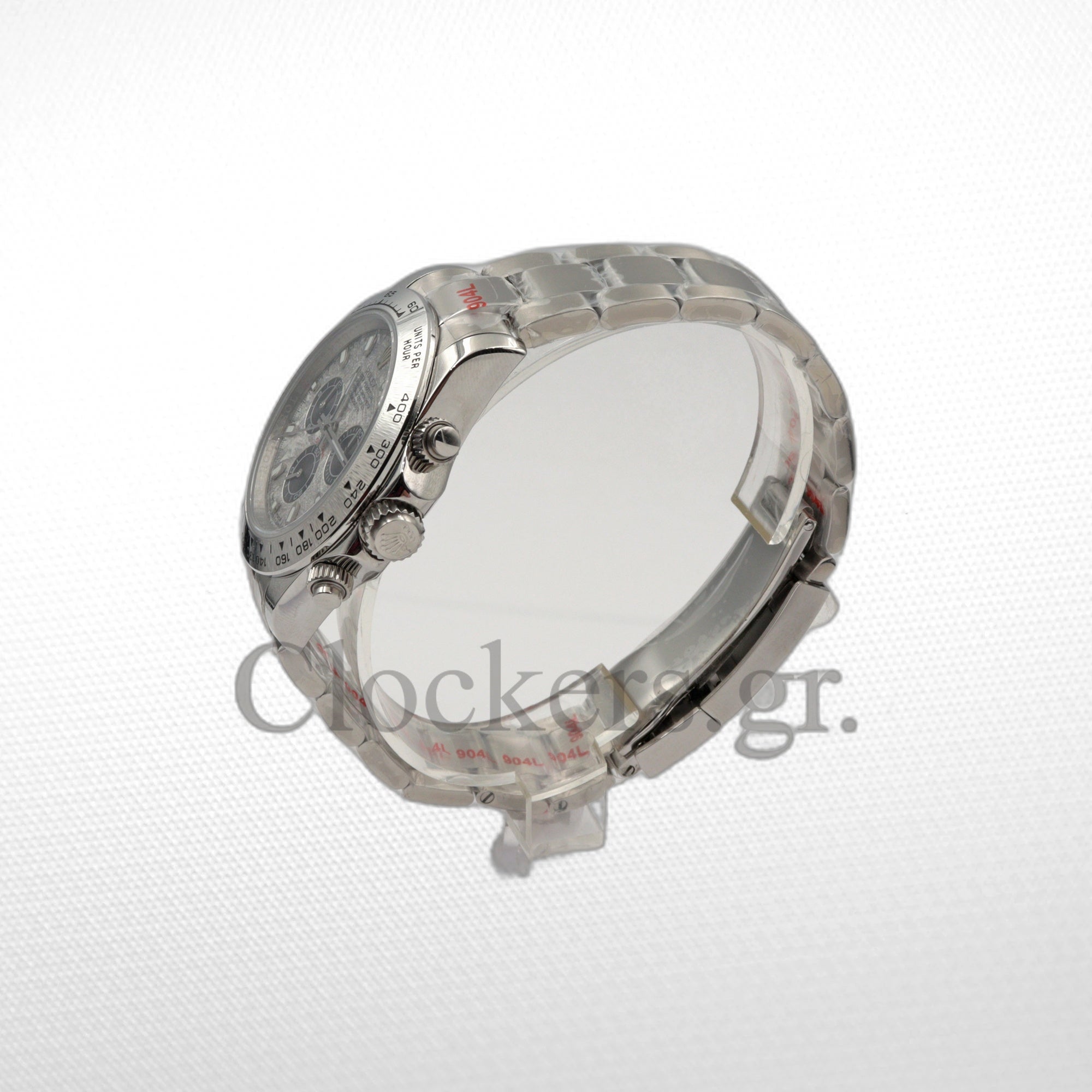 DAYT0NA 18K WHITE GOLD STEEL DIAL 40MM