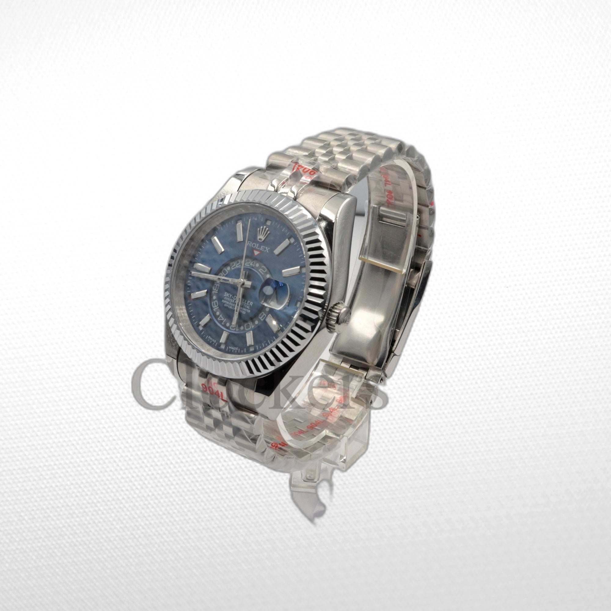 SKY-DWELLER BLUE DIAL AUTOMATIC MEN'S JUBILEE WATCH