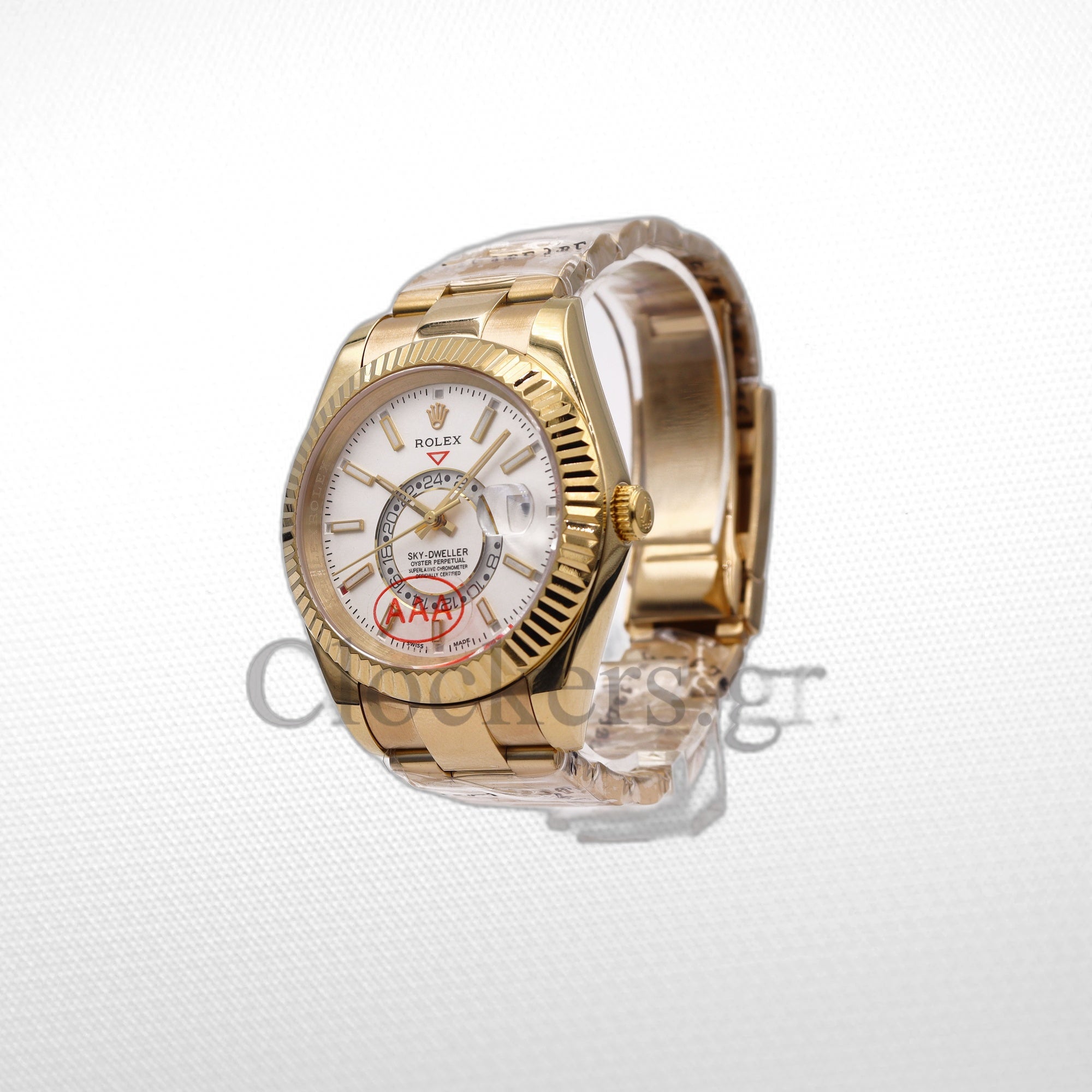 SKY-DWELLER GOLD WHITE DIAL