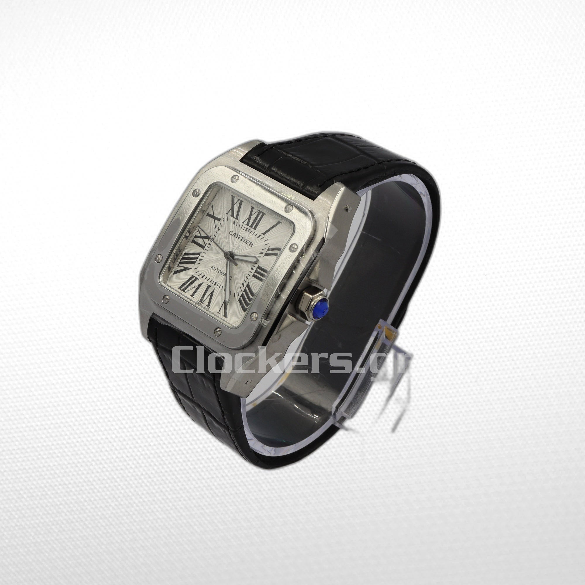 SANTOS 100 STEEL AUTOMATIC LARGE MEN'S WATCH
