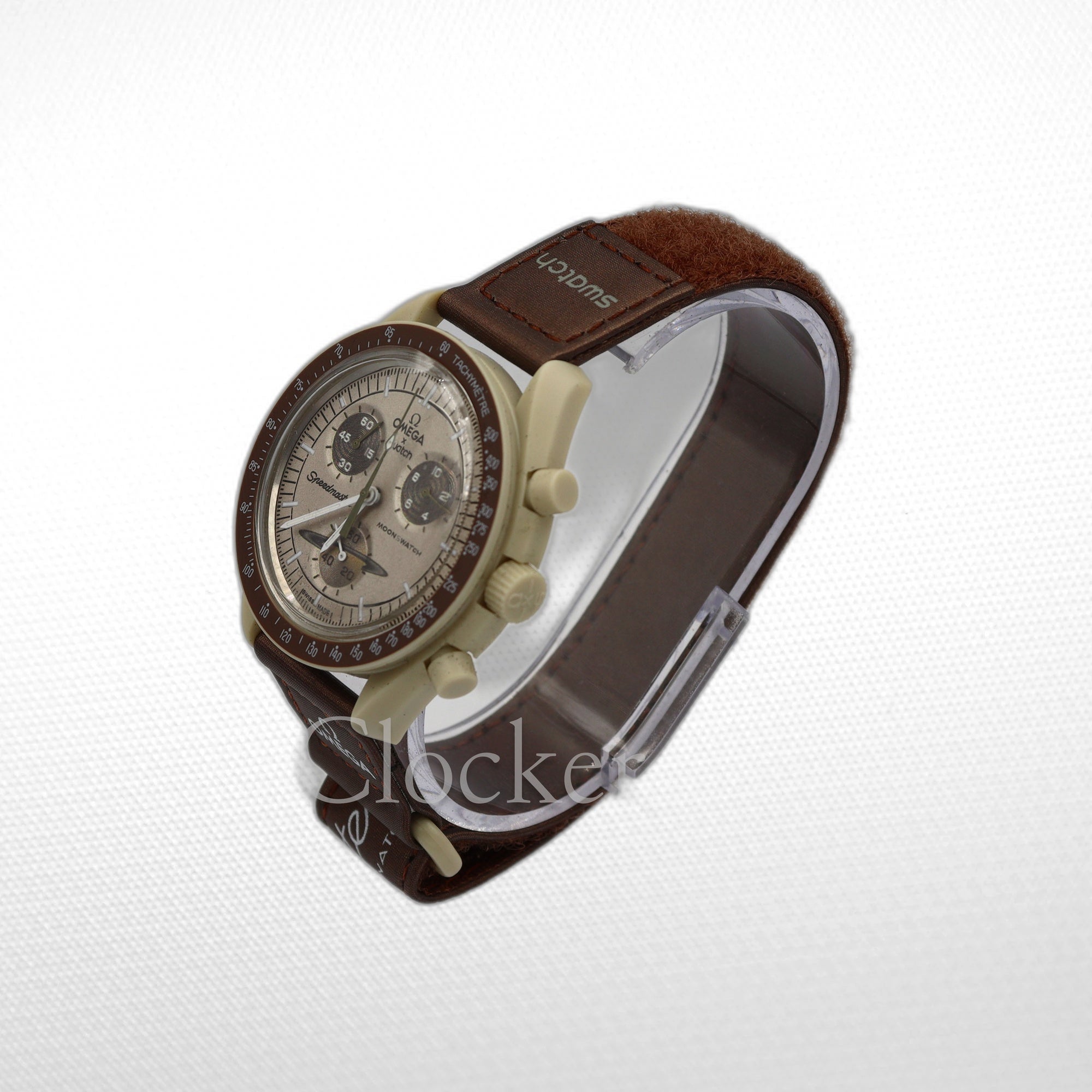 Omega Swatch Omega Swatch X Omega Moonswatch - Snoopy brown