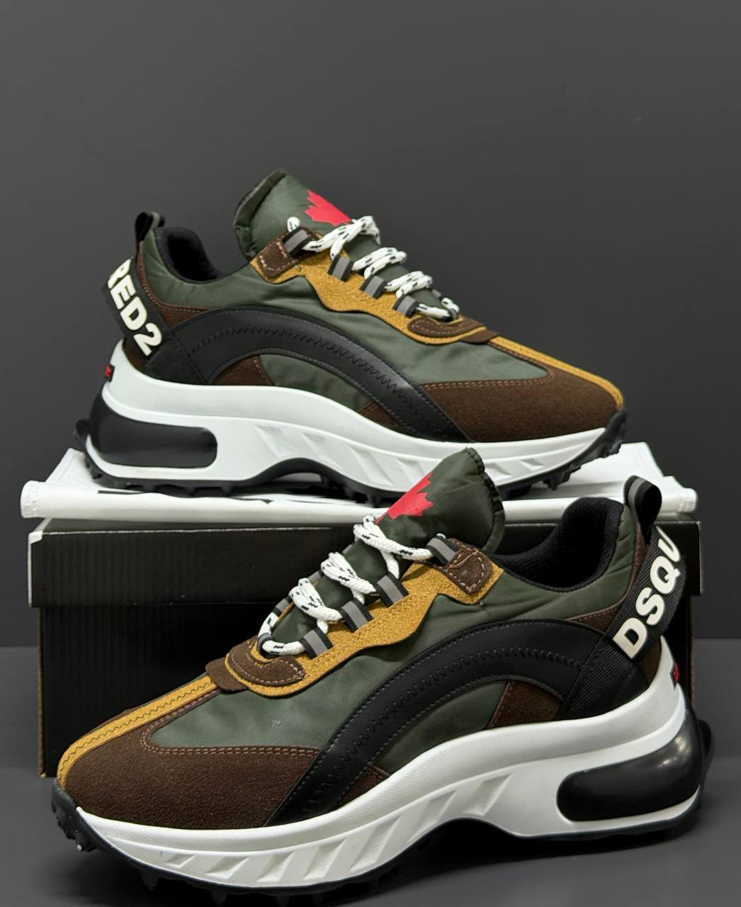 Dsquared2 Maple Leaf Sneakers Khaki