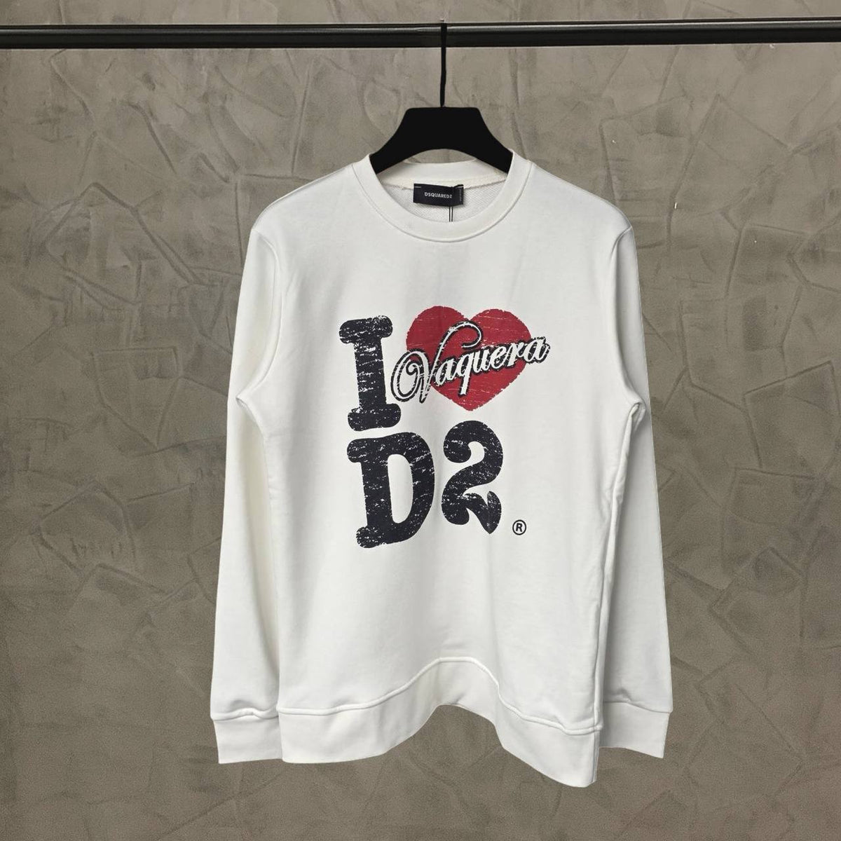 Hoodie white Dsquared  - Dsq 1592