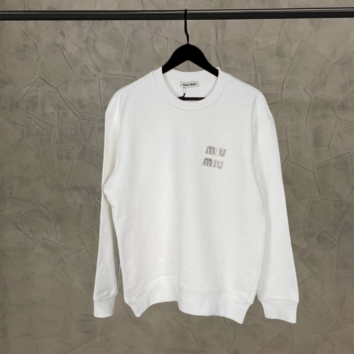 Hoodie white Miu Miu   - MM 1579