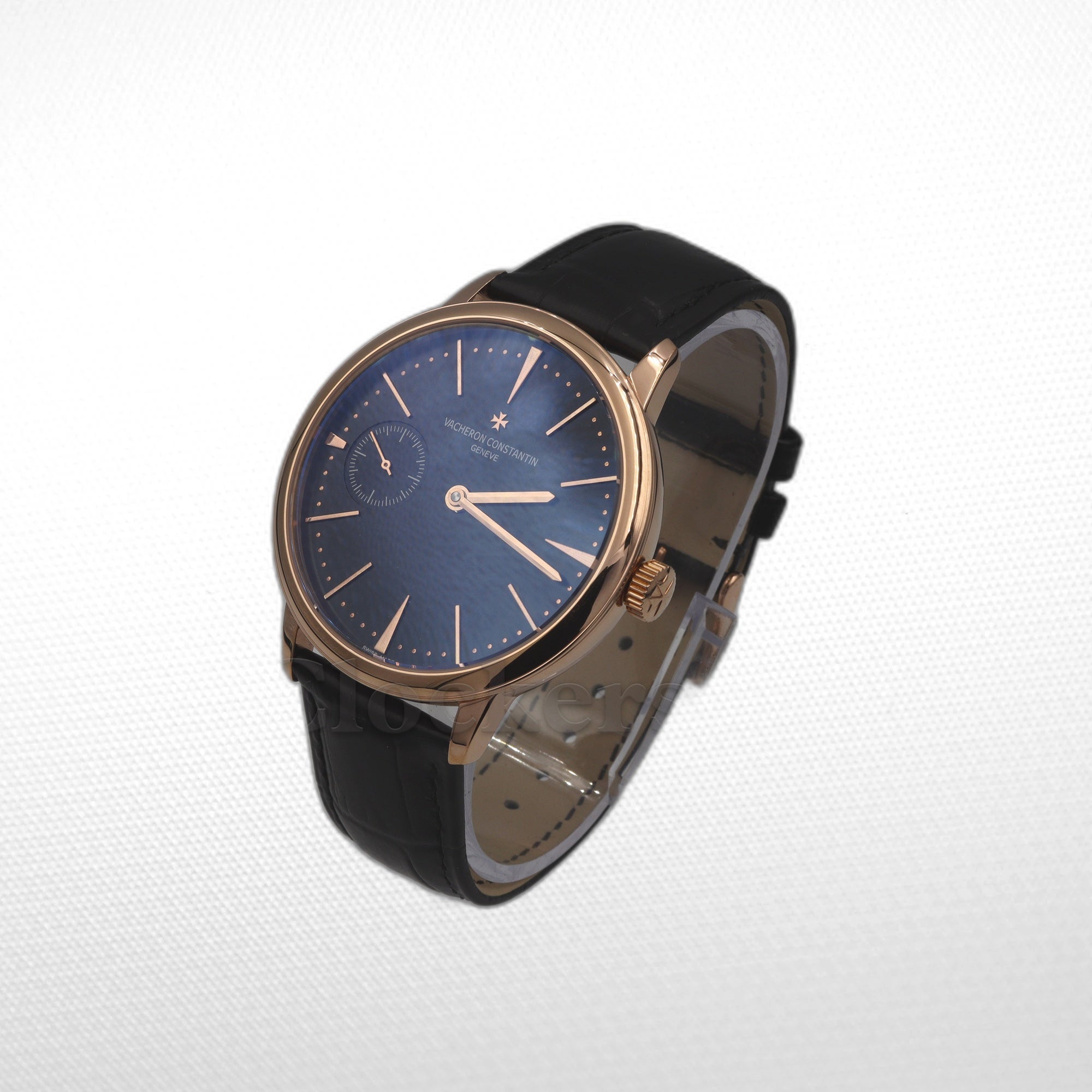 VACHERON CONSTANTIN TRADITIONNELLE WOLRD TIME BLACK STRAP