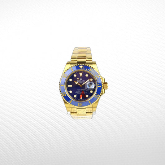 SUBMARINER GOLD BLUE DIAL CERAMIC BEZEL 40MM CLONE