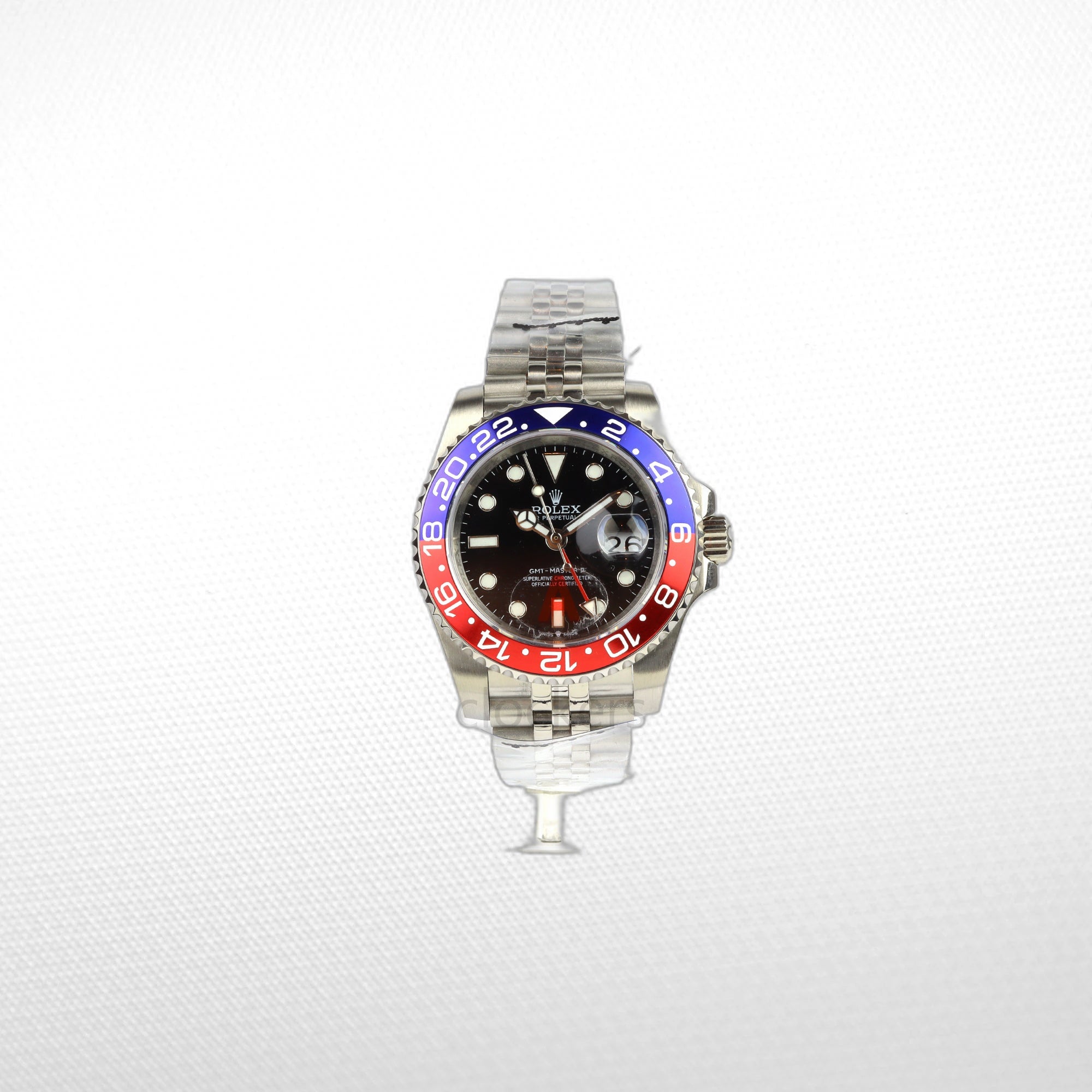 GMT-MASTER II SS BLUE/RED PEPSI CERAMIC BEZEL 40MM CLONE