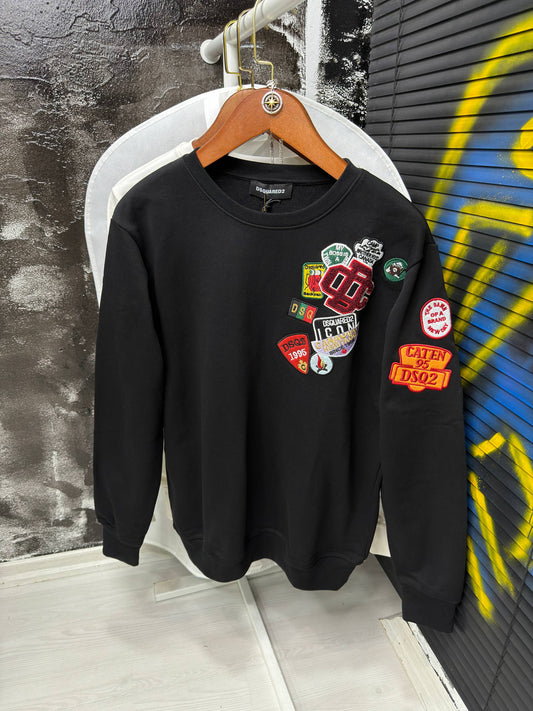 Hoodie black Dsquared- dsq 1663