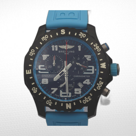 BREITLING ENDURANCE PRO CHRONOGRAPH  44MM BLACK DIAL MENS WATCH