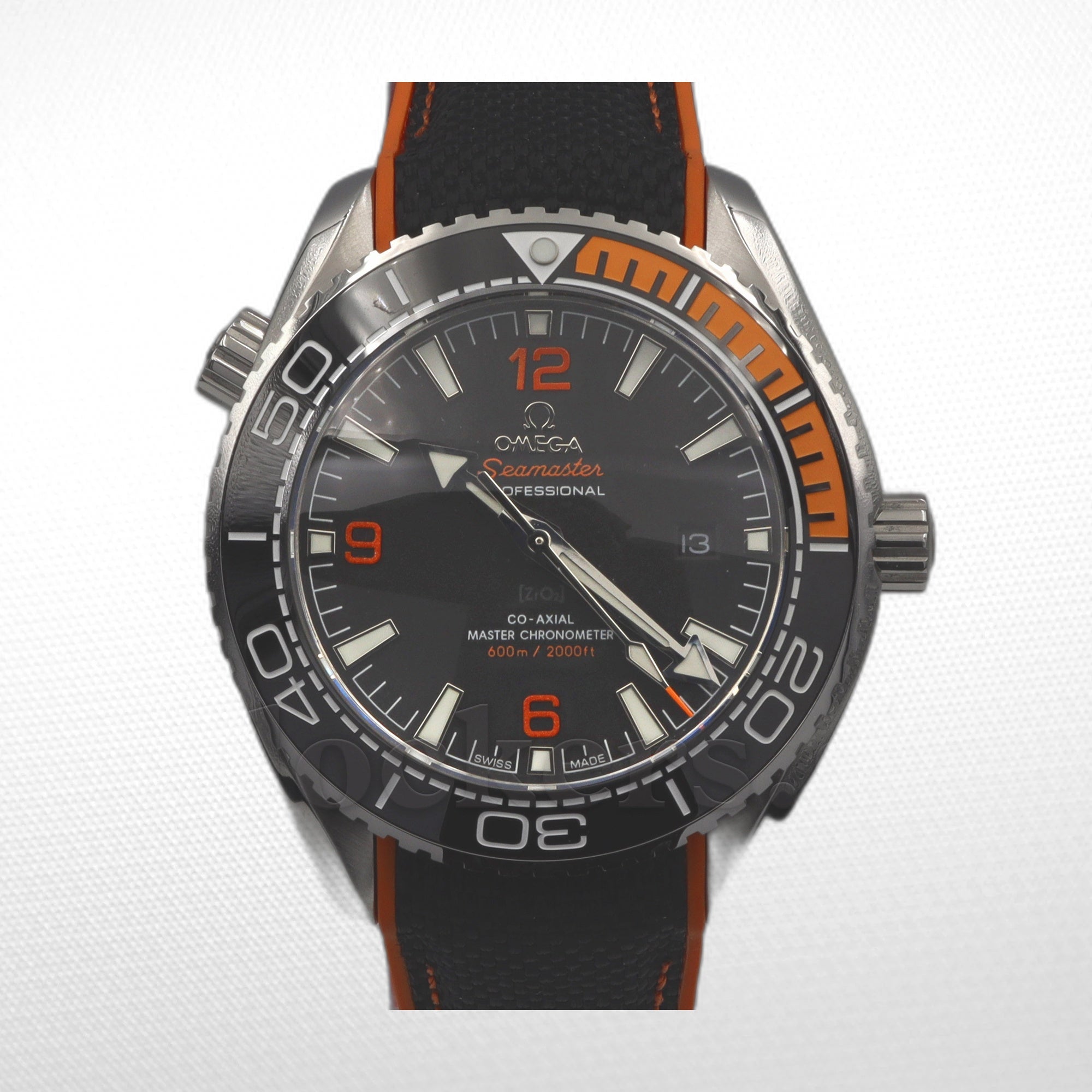 OMEGA SEAMASTER PLANET OCEAN MASTER BLACK ORANGE 43.5 MM