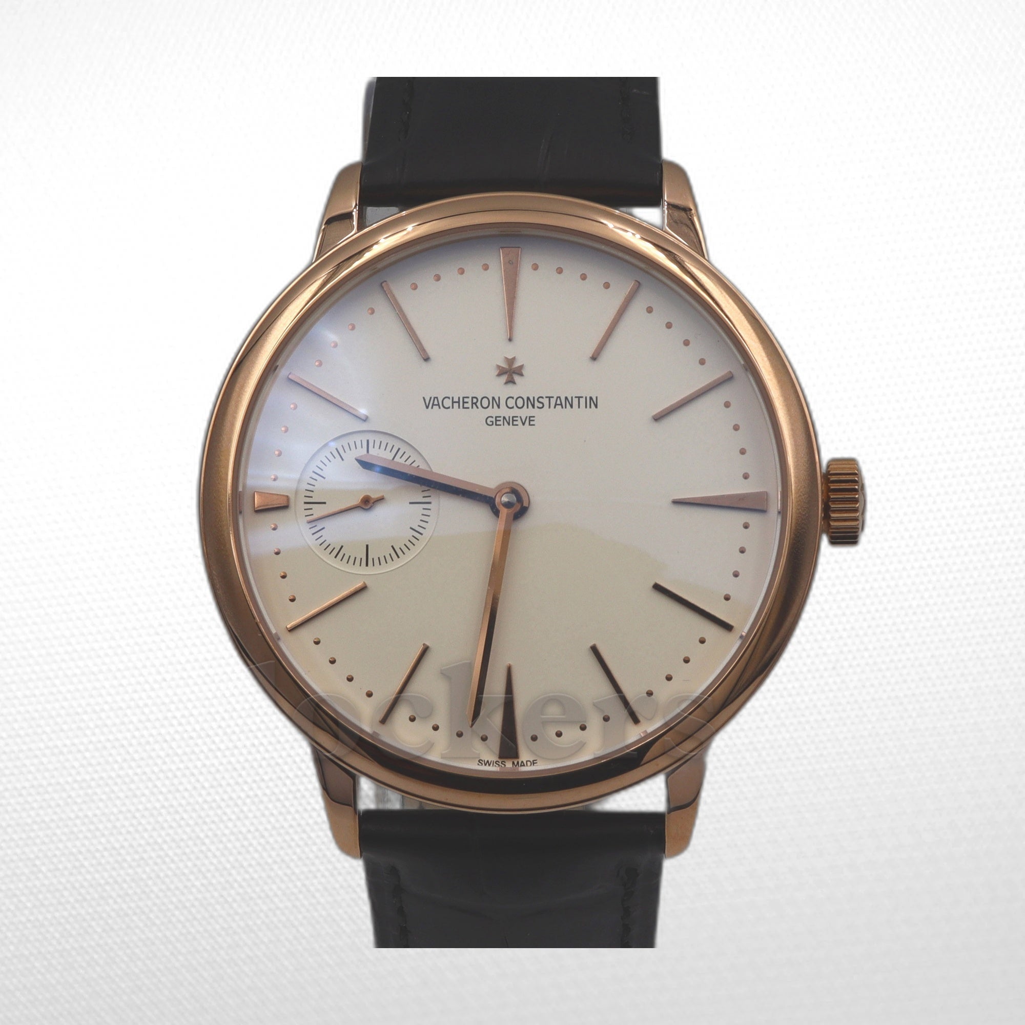 VACHERON CONSTANTIN TRADITIONNELLE WOLRD TIME BLACK STRAP