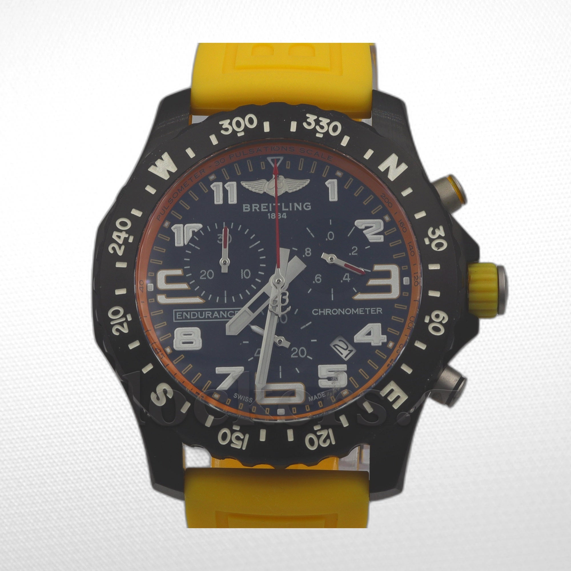 BREITLING ENDURANCE PRO CHRONOGRAPH 44MM BLACK DIAL MENS WATCH