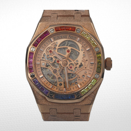 Audemars Piguet Royal Oak Double Balance Wheel Openworked Rainbow Double Balance Wheel Openworked