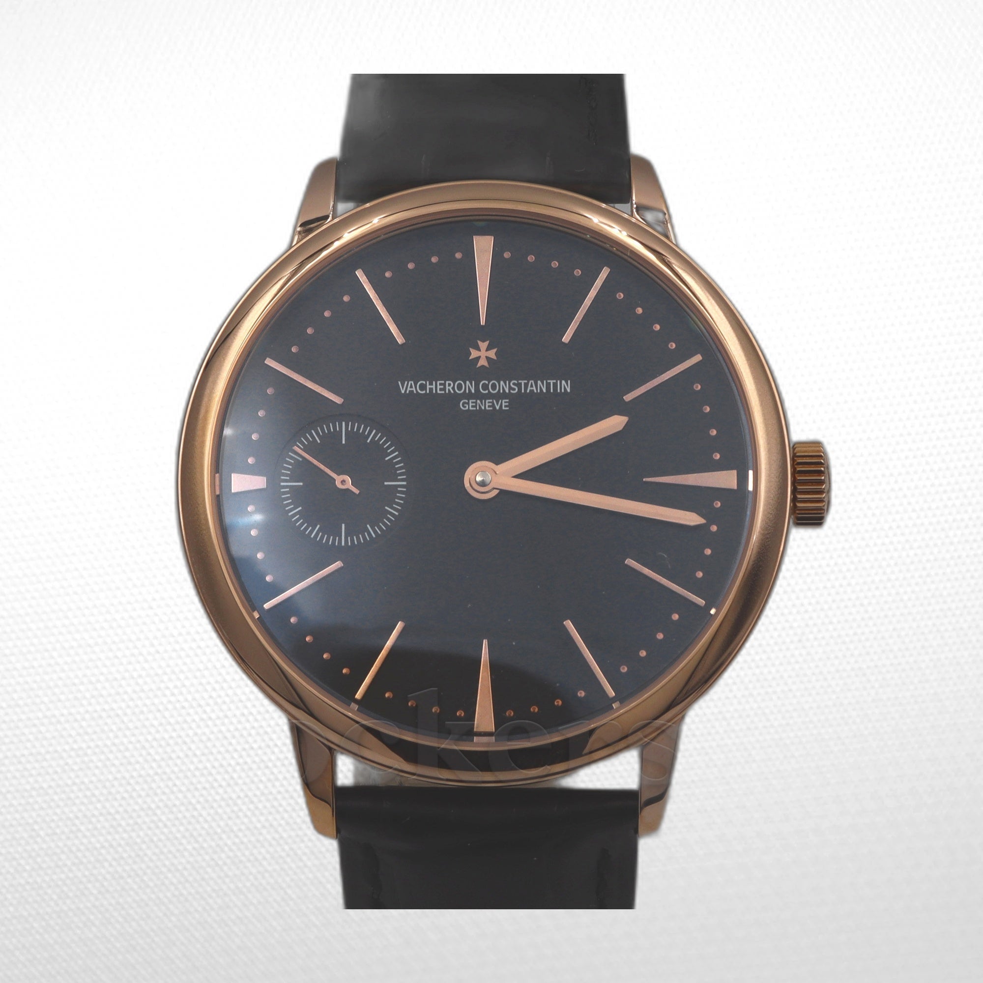 VACHERON CONSTANTIN TRADITIONNELLE WOLRD TIME BLACK STRAP