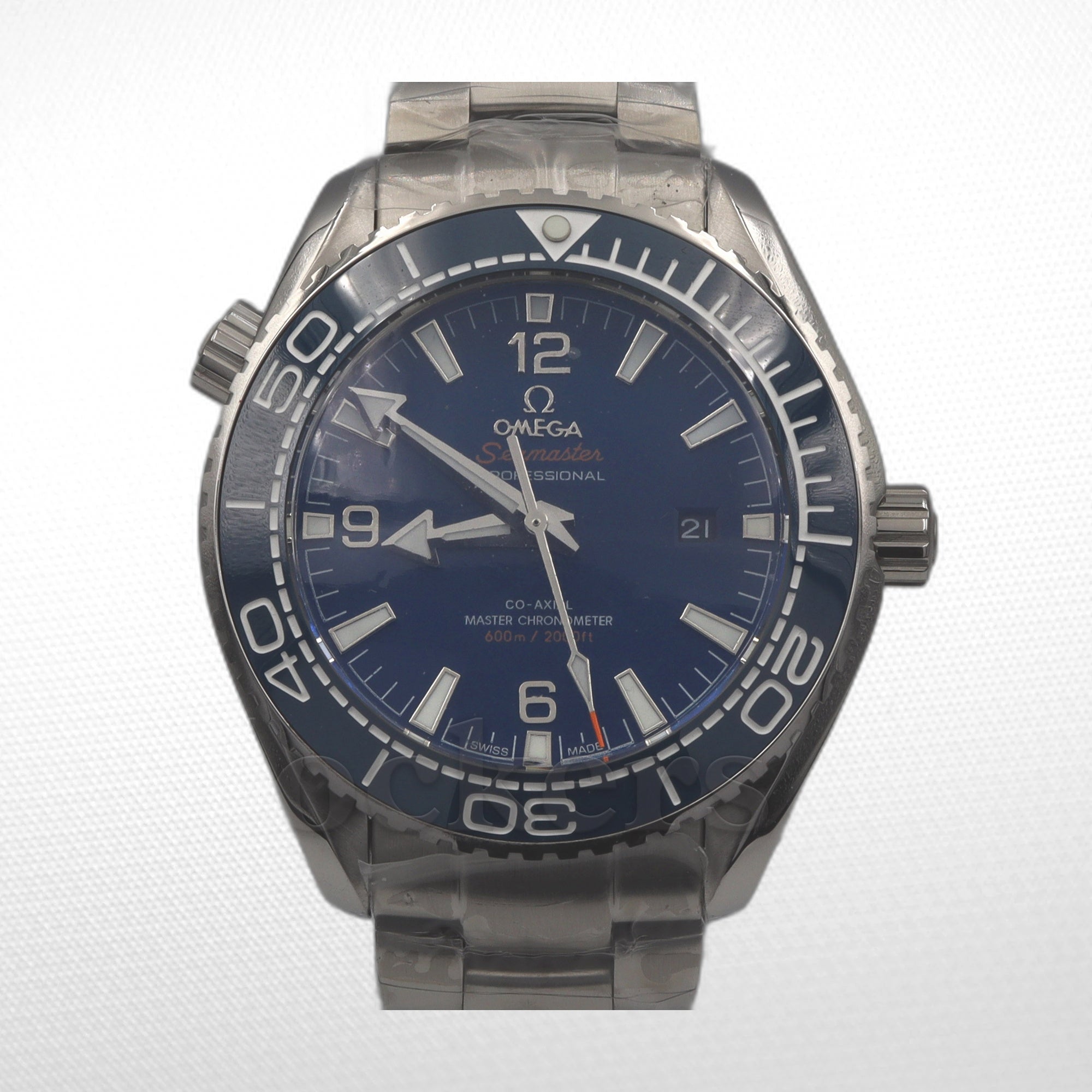 OMEGA SEAMASTER PLANET OCEAN AUTOMATIC TITANIUM MID-SIZE WATCH