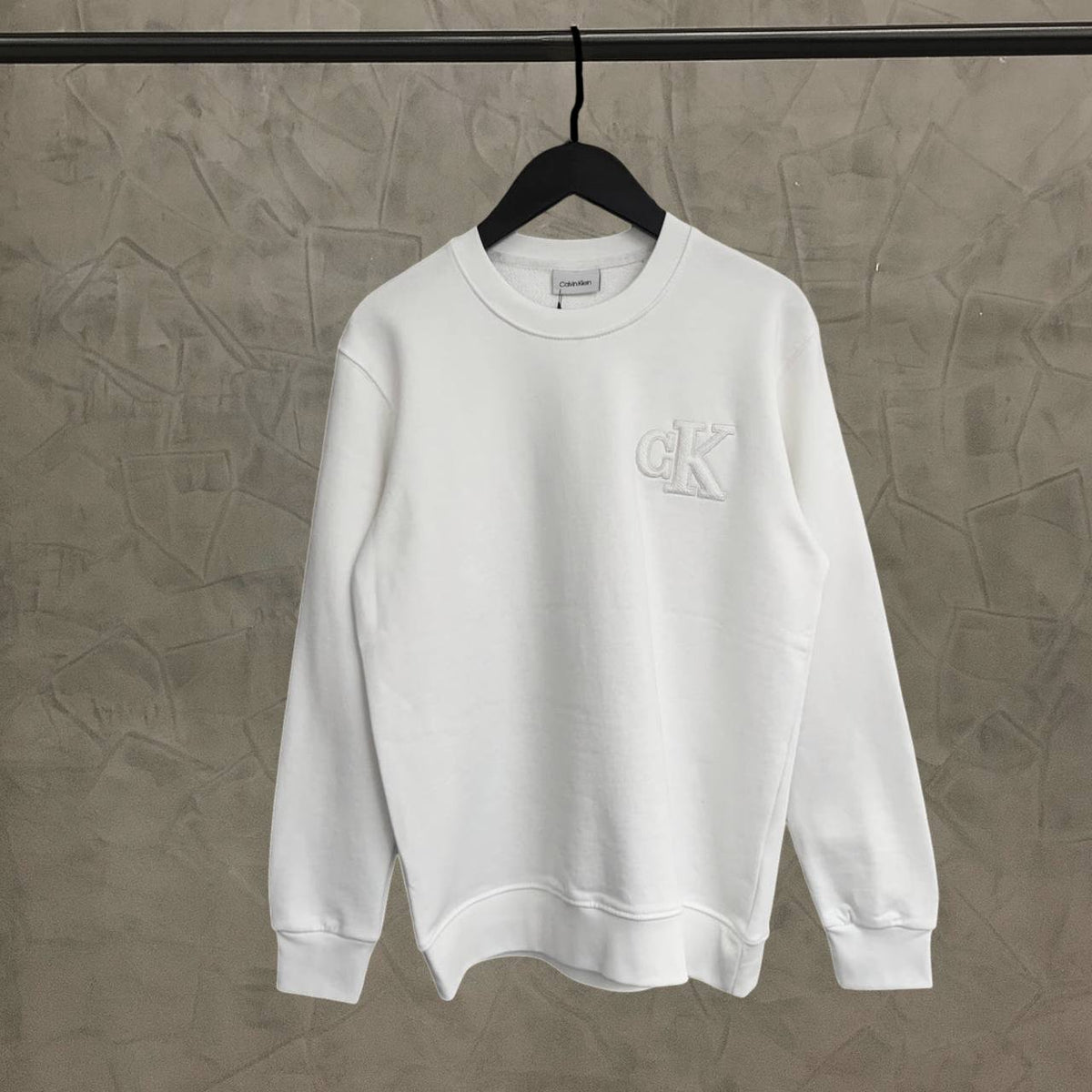 Hoodie White Calvin klein  - Ck 1589