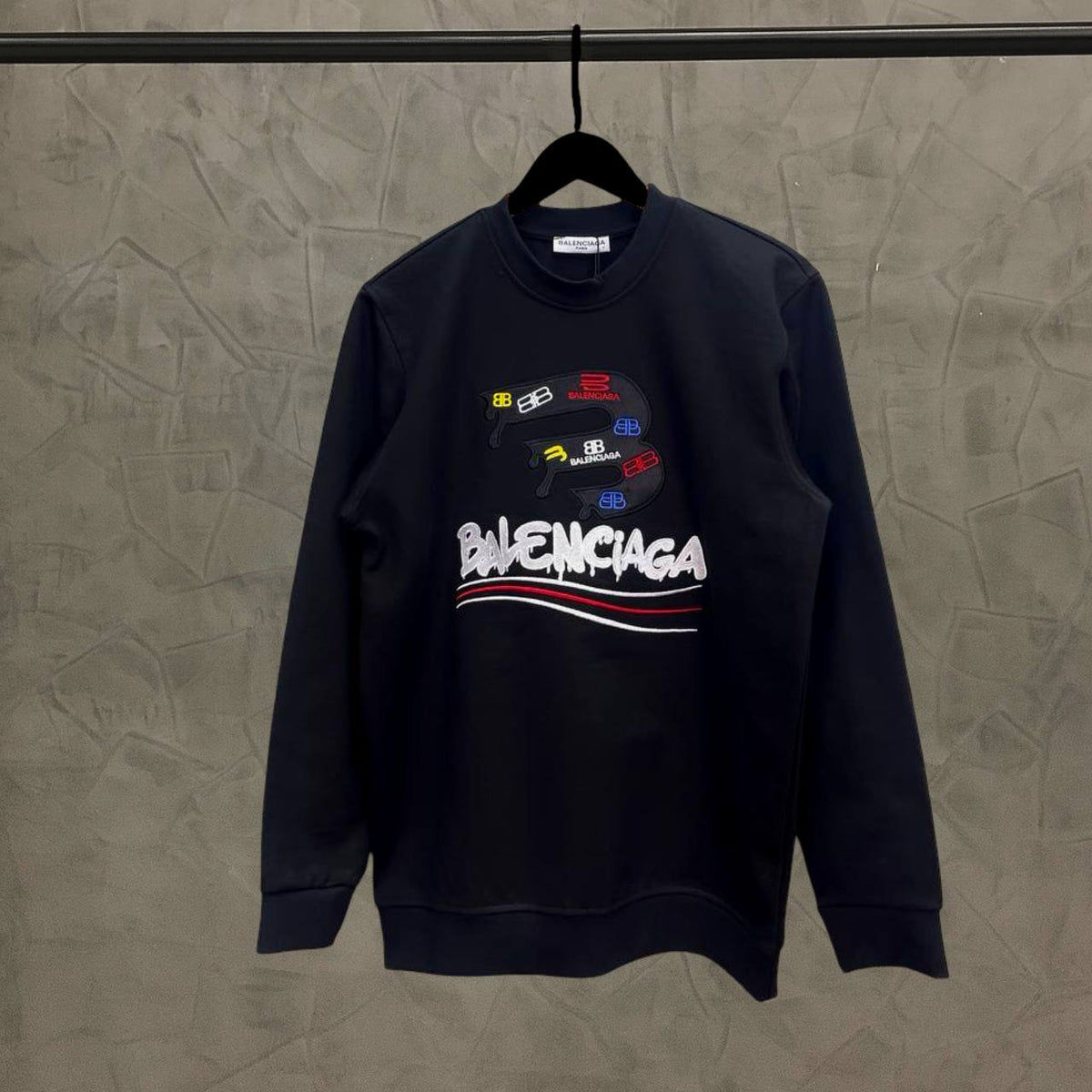 Hoodie black Balenciaga   - Bl 1633