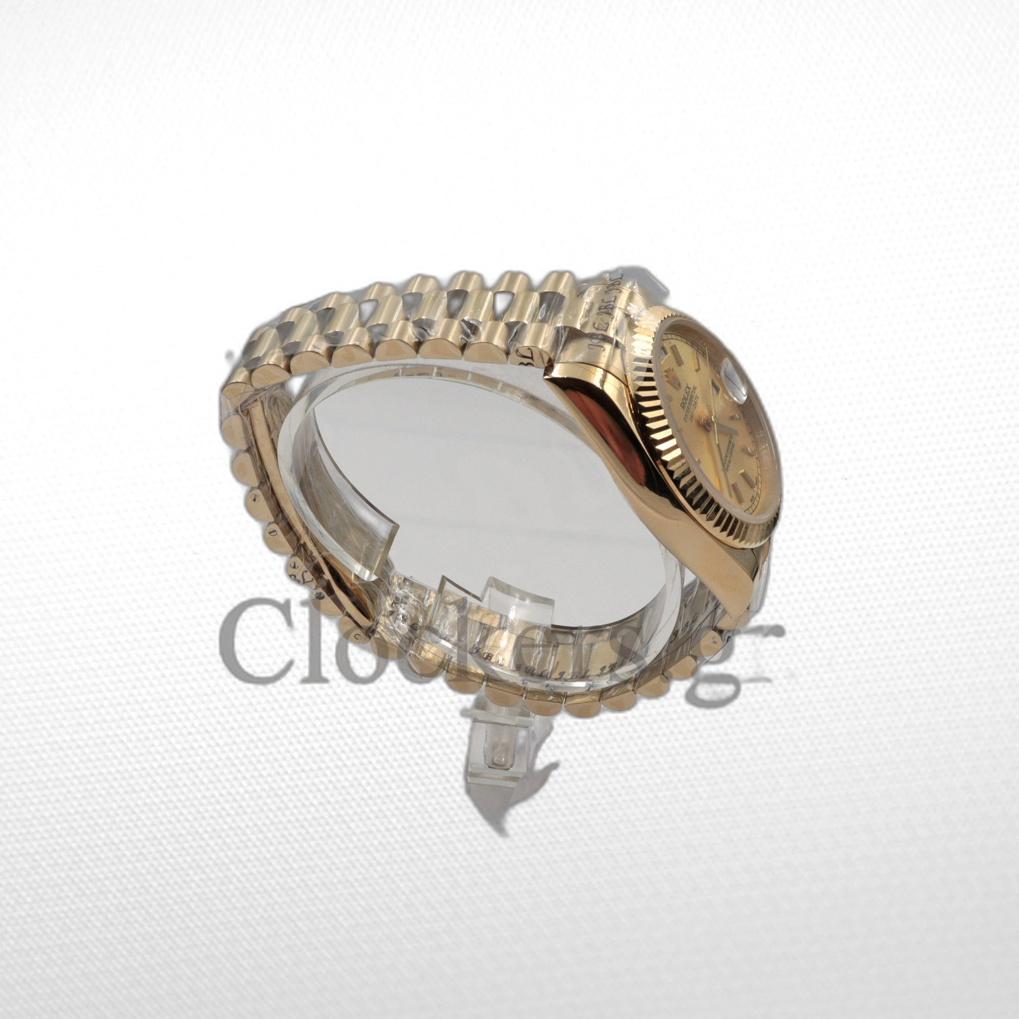 DAY-DATE II 36 MM GOLD GOLD STICKS MARKET