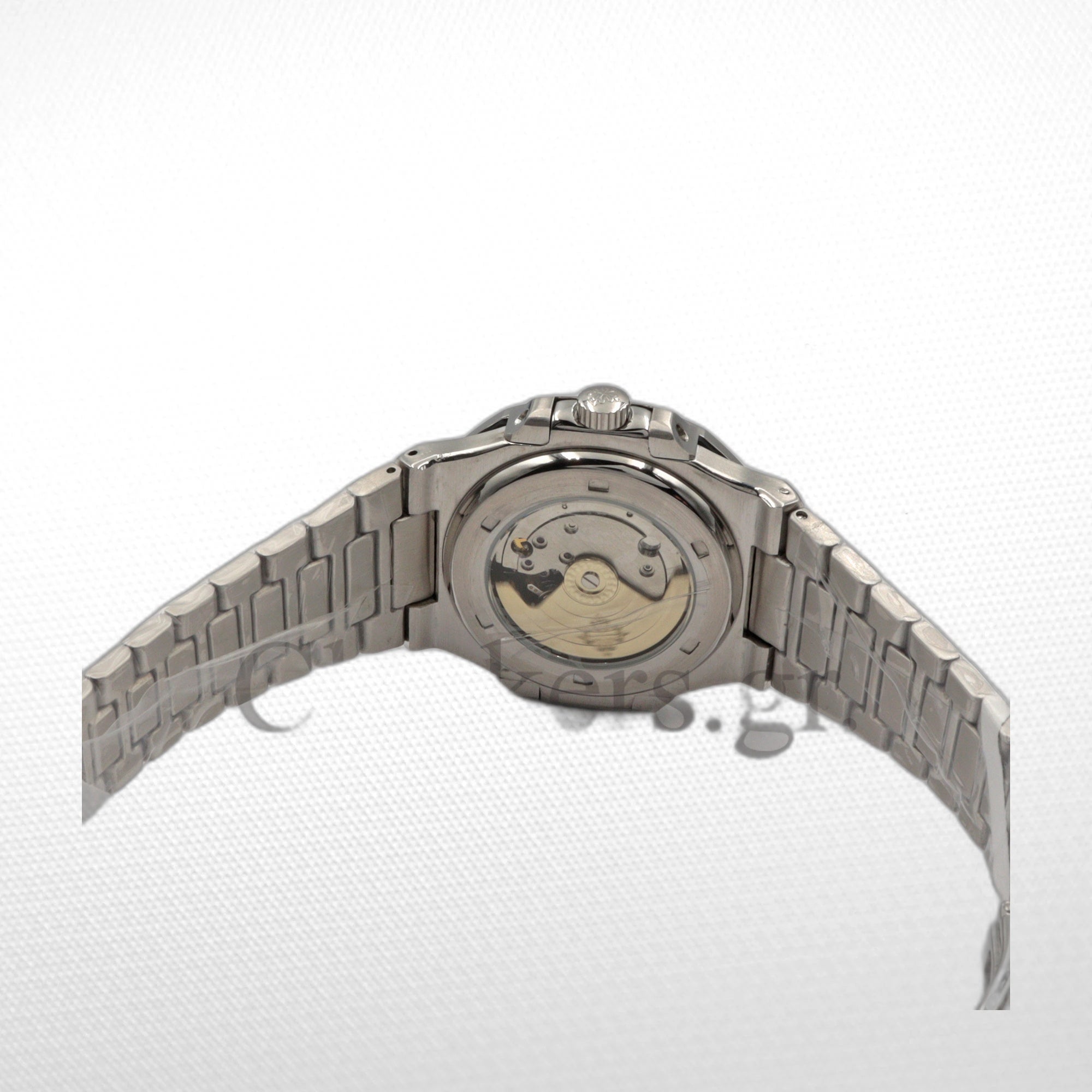 PATEK PHILIPPE NAUTILUS SILVER BRACELET GREEN DIAL
