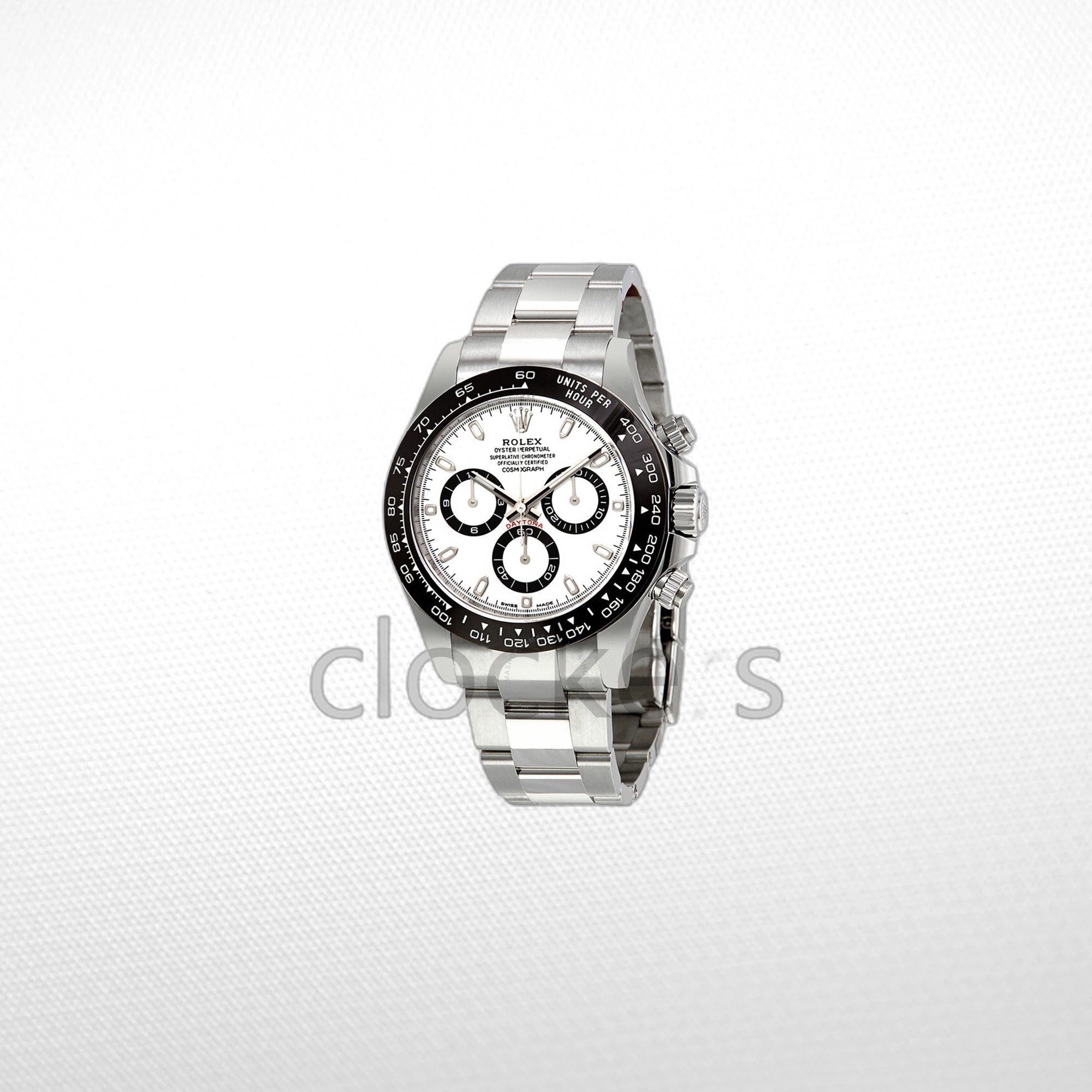 C0SMOGRAPH DAYT0NA SS CERAMIC WHITE DIAL 40MM CLONE