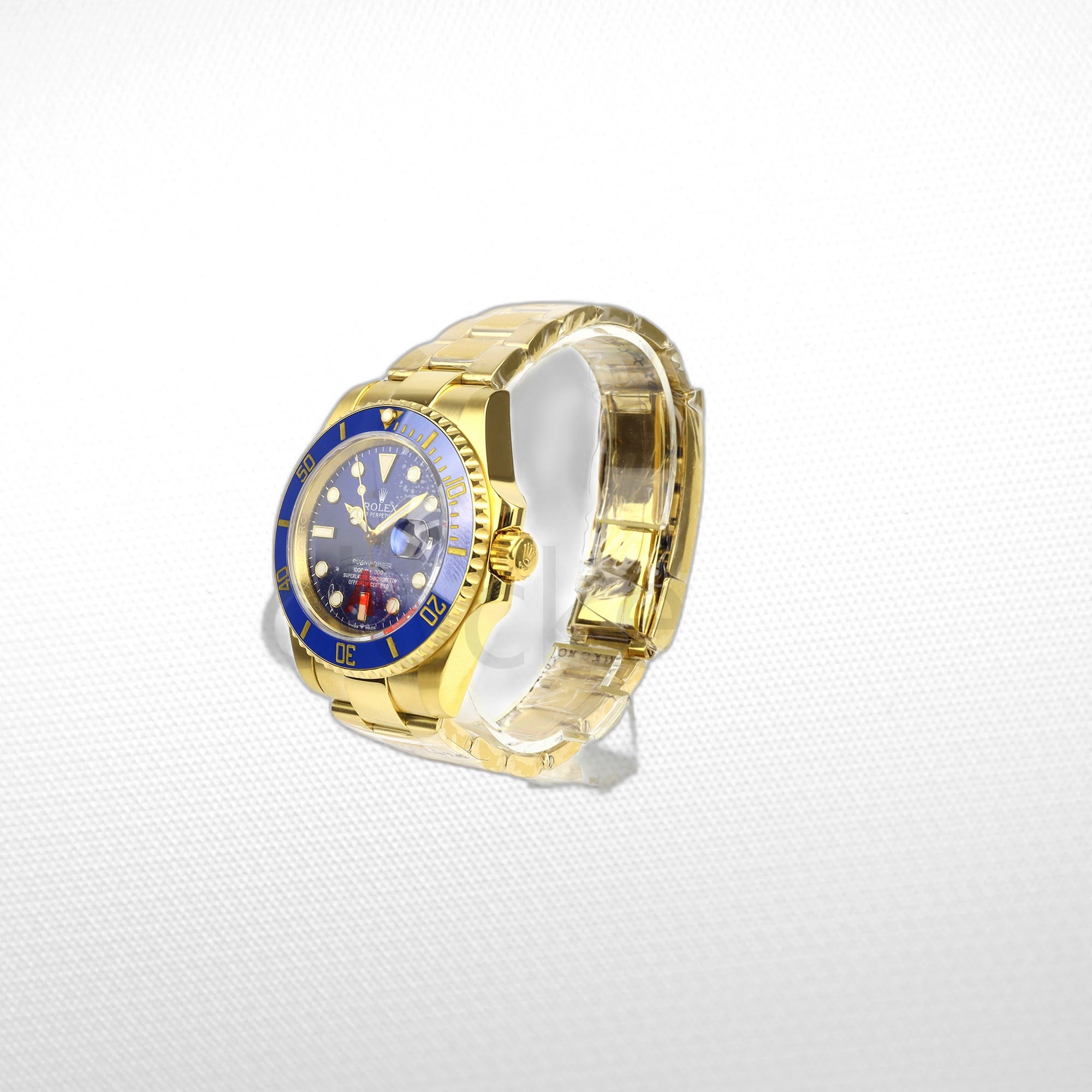 SUBMARINER GOLD BLUE DIAL CERAMIC BEZEL 40MM CLONE