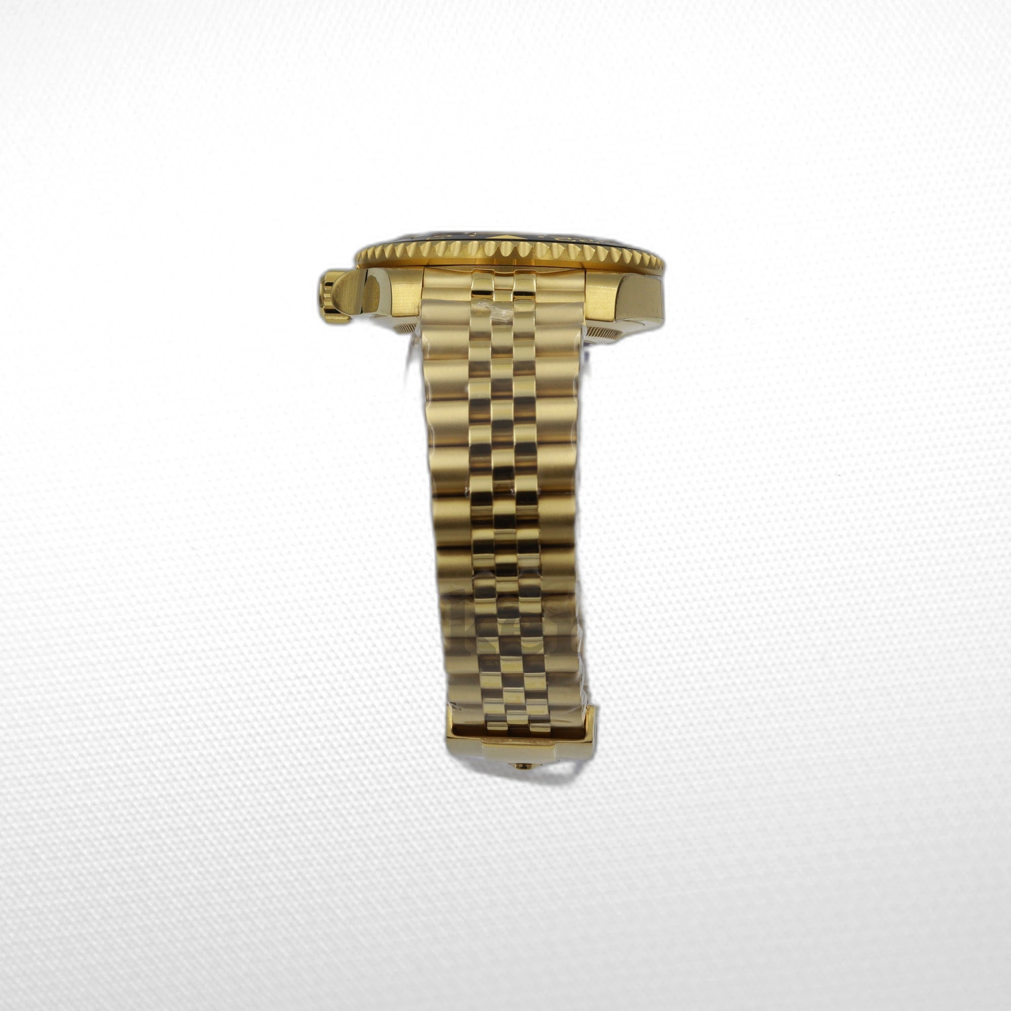 ROLEX GMT-MASTER II YELLOW GOLD BLACK DIAL CERAMIC BEZEL 40MM