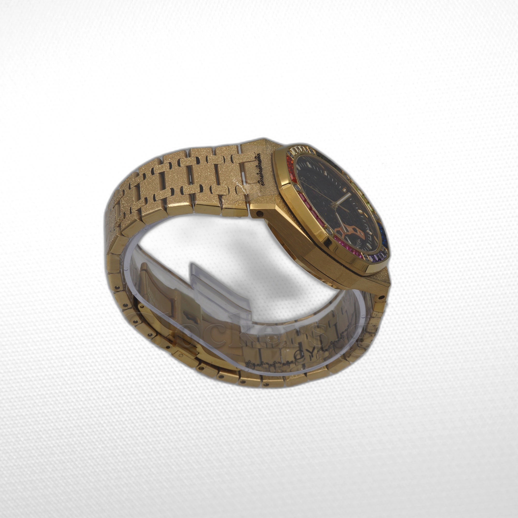 AUDEMARS PIGUET ROYAL OAK DOUBLE BALANCE WHEEL OPENWORKED RAINBOW