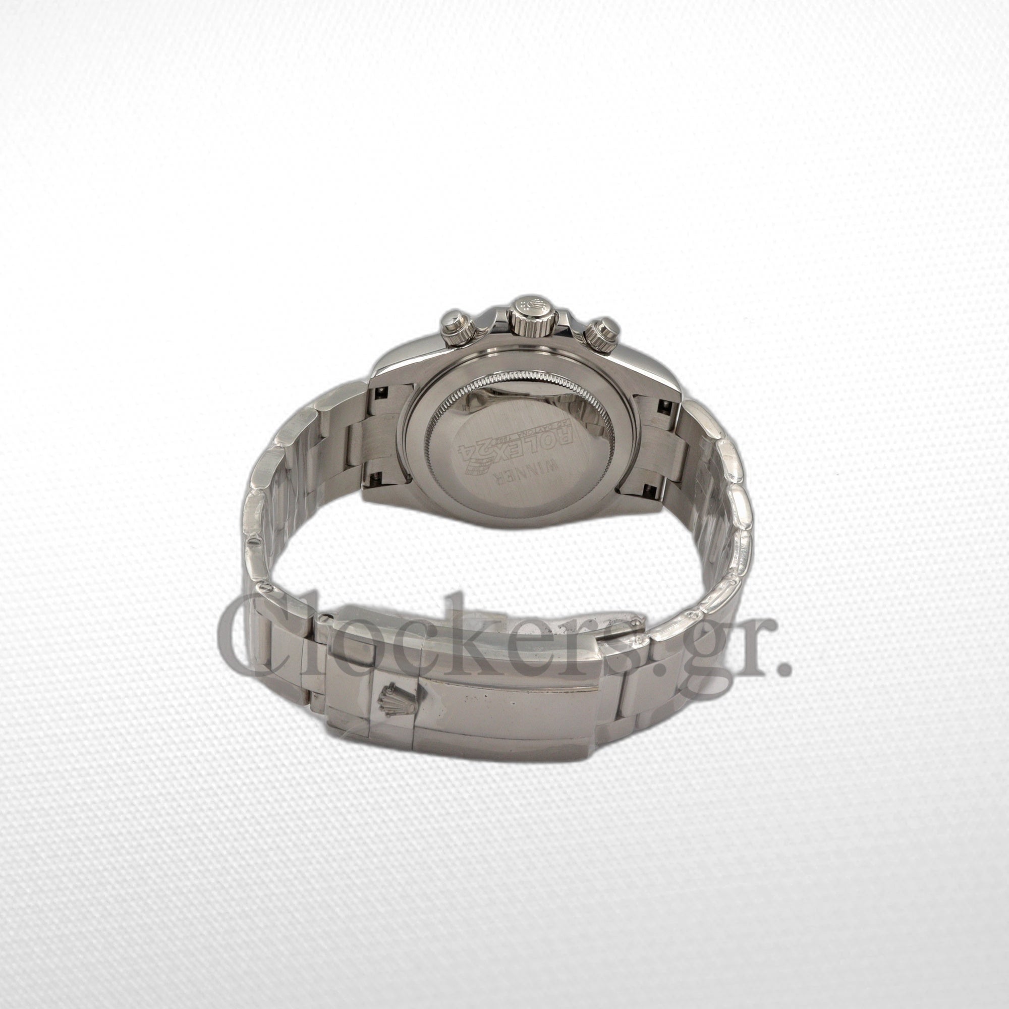 DAYTONA 18K WHITE GOLD STEEL DIAL 40MM