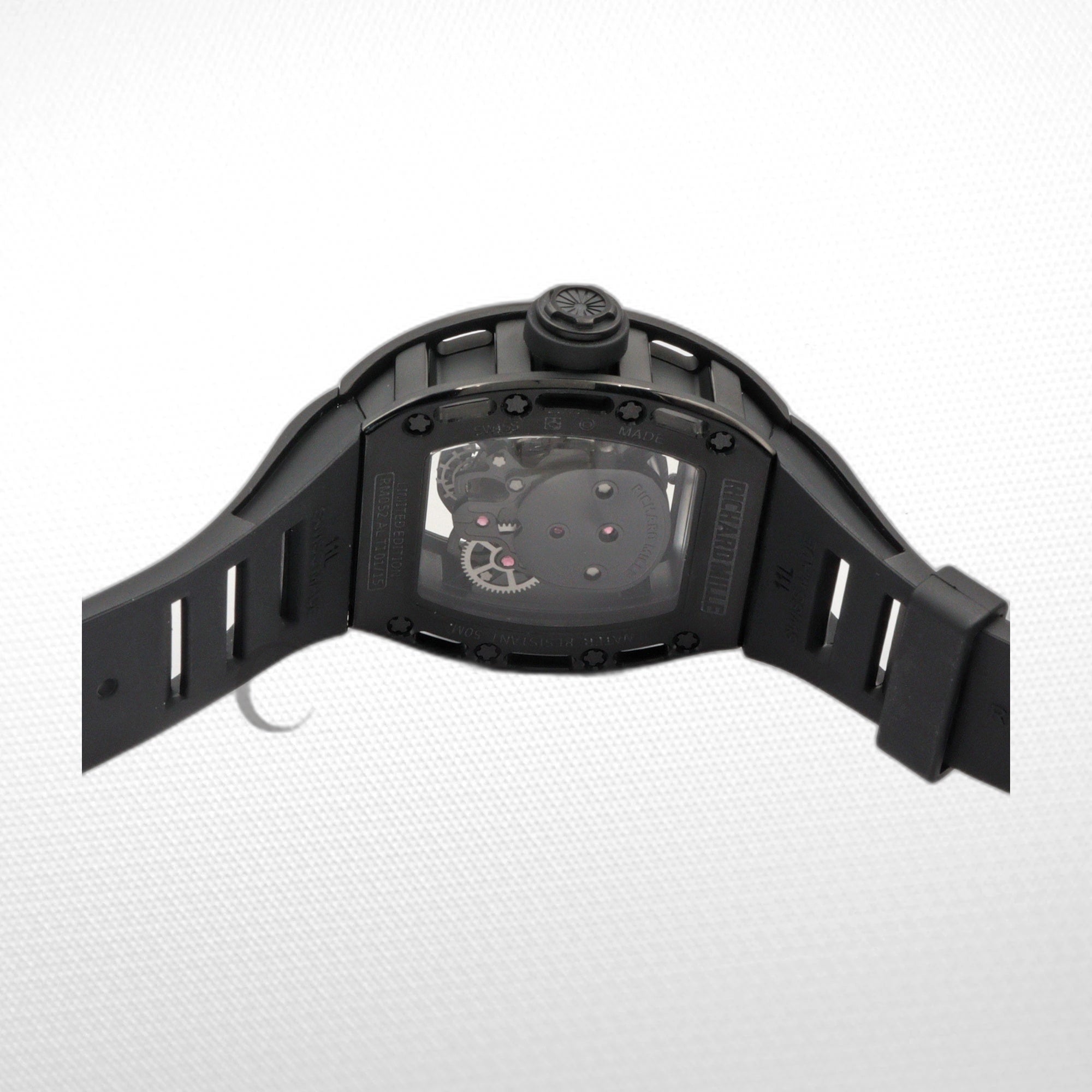 RICHARD MILLE RM-052 BLACK CASE BLACK SKULL TURBILLON