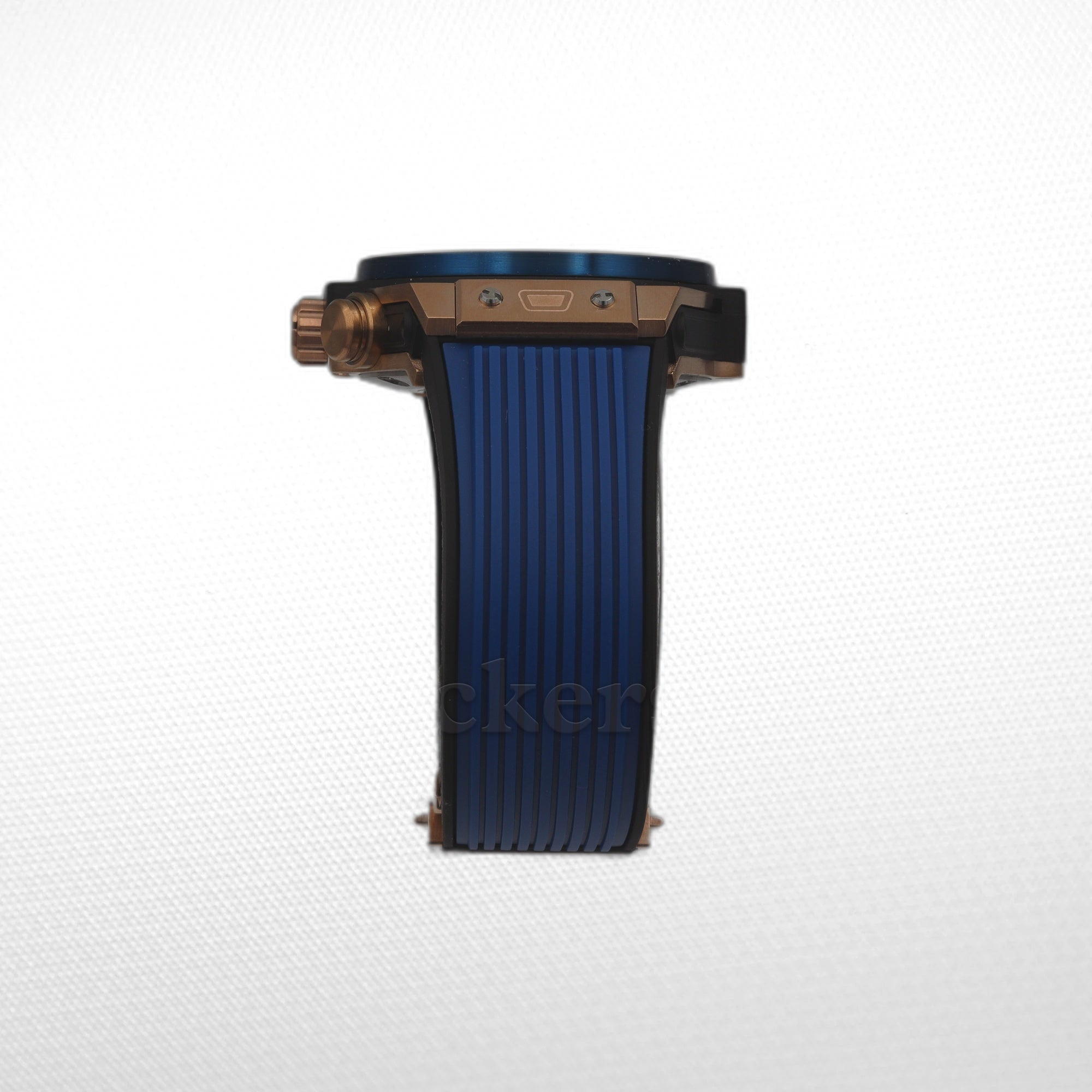 Hublot Big Bang Unico  Rose Gold - Blue Skeleton Dial - Rubber Strap