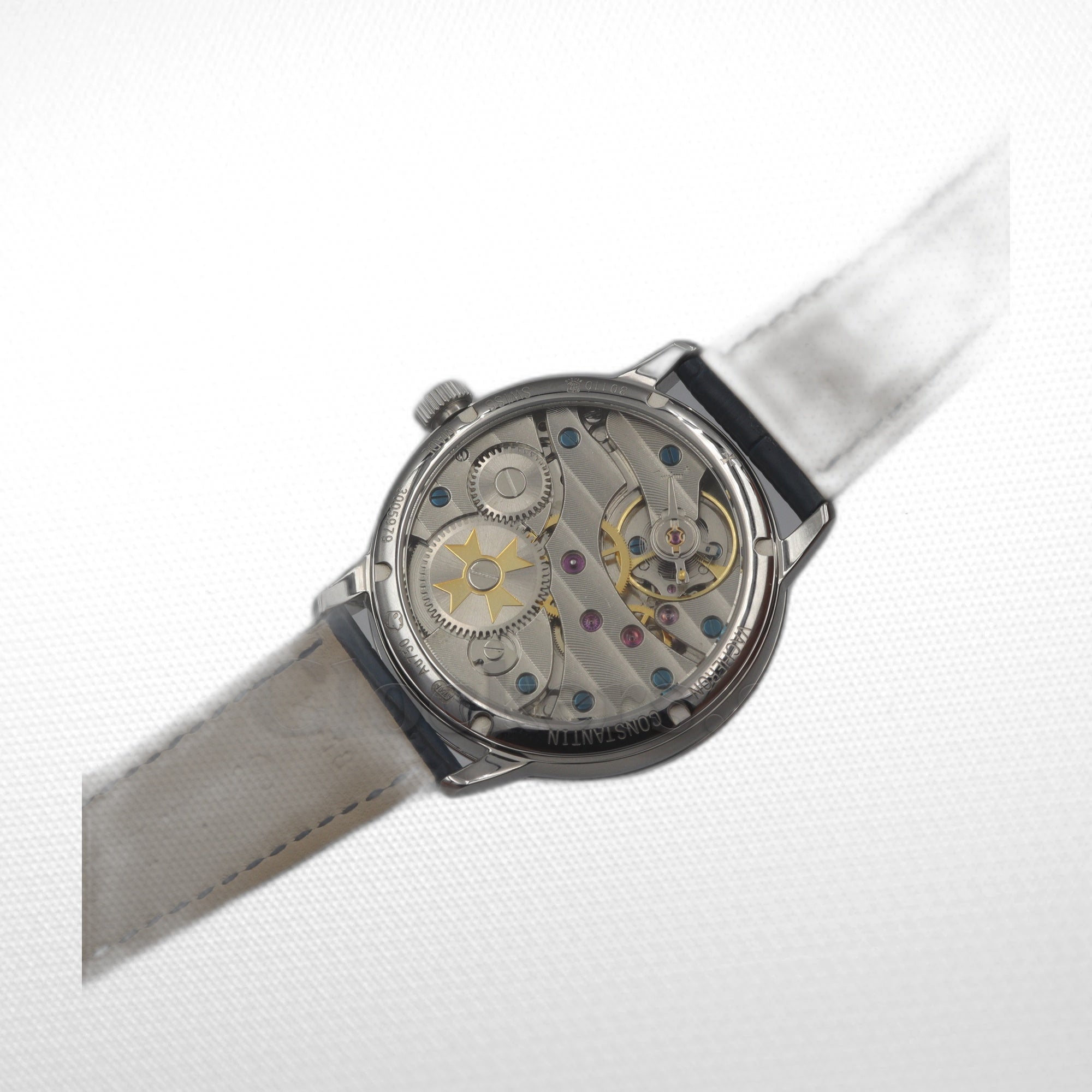 VACHERON CONSTANTIN TRADITIONNELLE WOLRD TIME BLUE STRAP