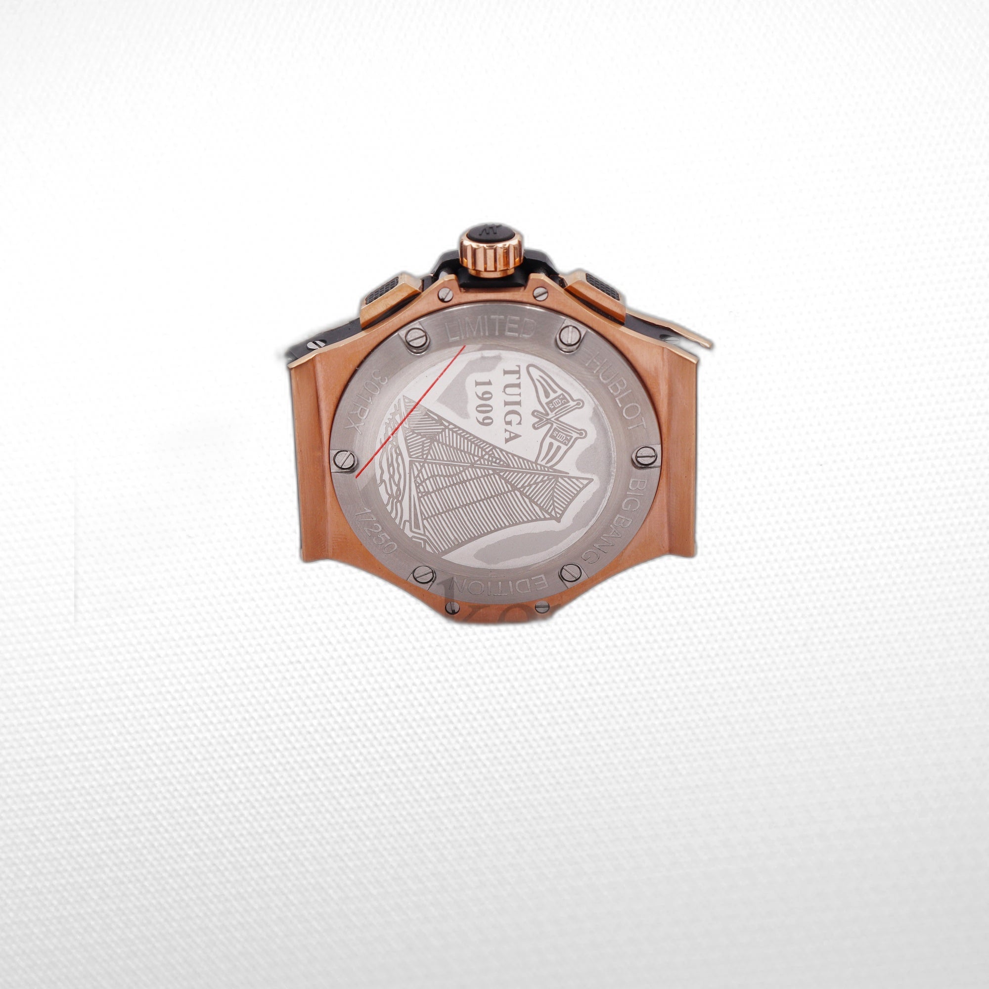 HUBLOT BIG BANG LUNA ROSSA CHRONOGRAPH GOLD BLACK 44MM LOW