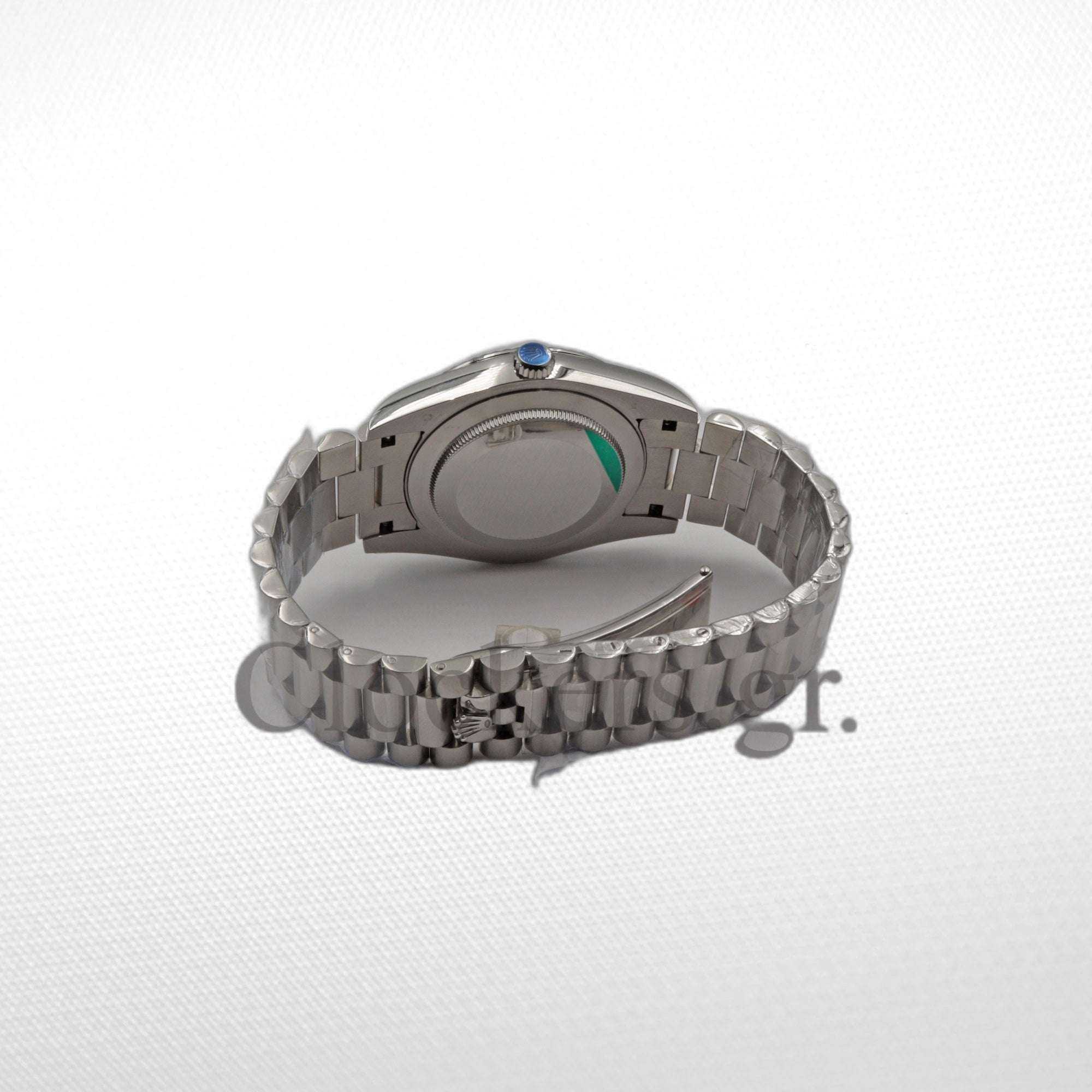 DAY-DATE 36 MM SS SKY BLUE DIAL DIAMONDS MARKERS