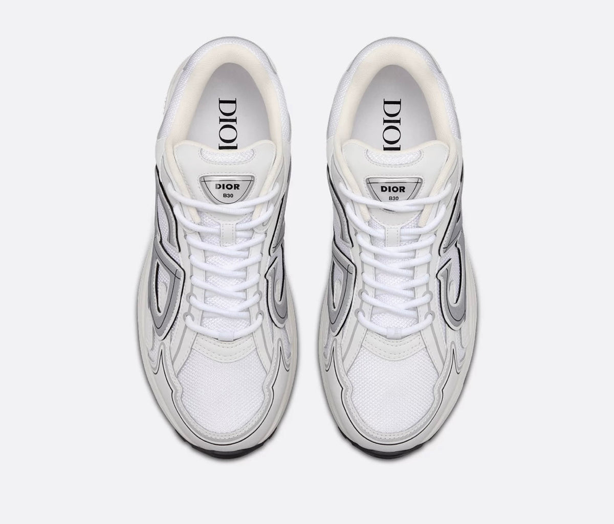 Dior B30 Sneakers White Grey