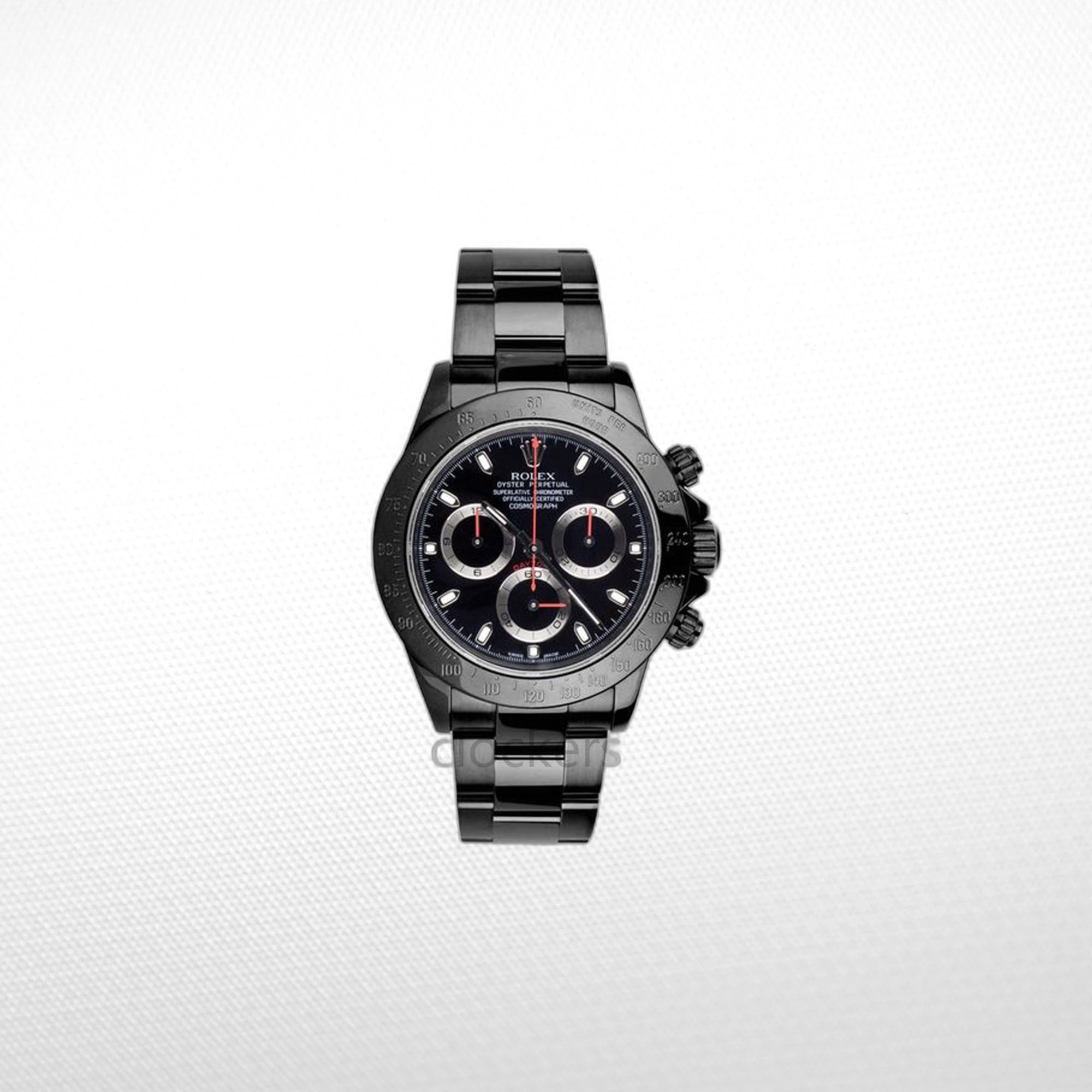 C0SMOGRAPH DAYT0NA DLC WHITE BLACK DIAL 40MM