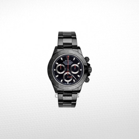 C0SMOGRAPH DAYT0NA DLC WHITE BLACK DIAL 40MM