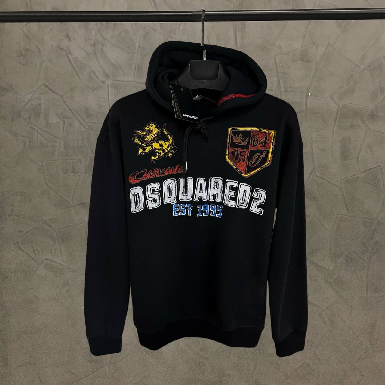 Hoodie Black Dsquared - Dsq 1626
