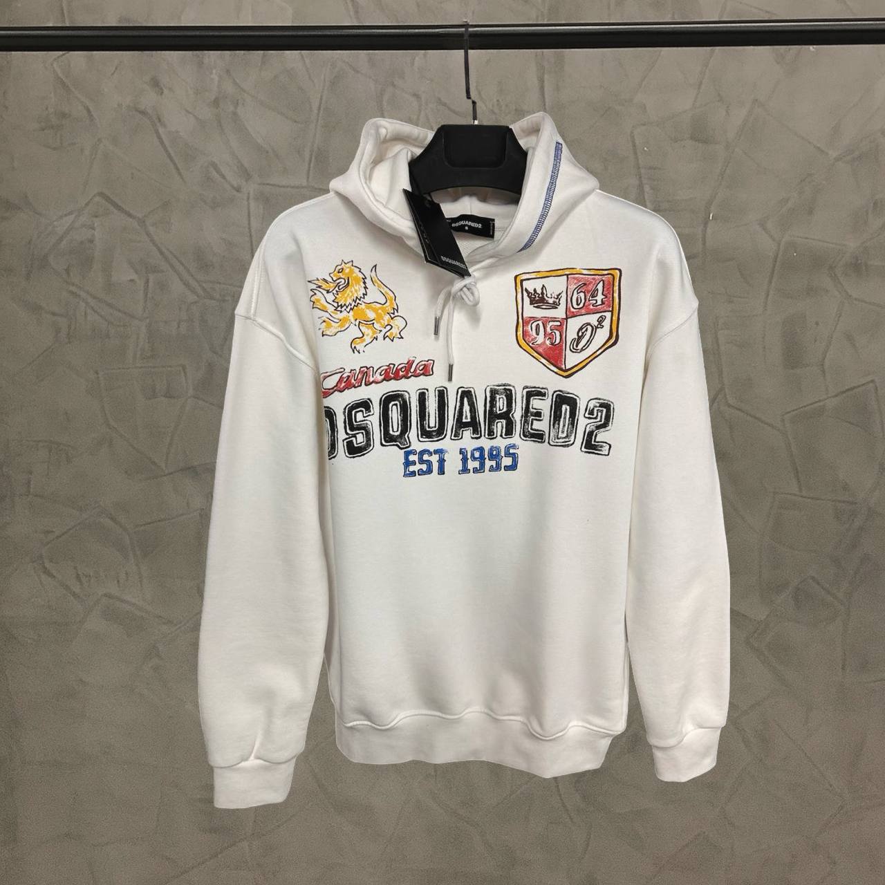 Hoodie White Dsquared - Dsq 1627