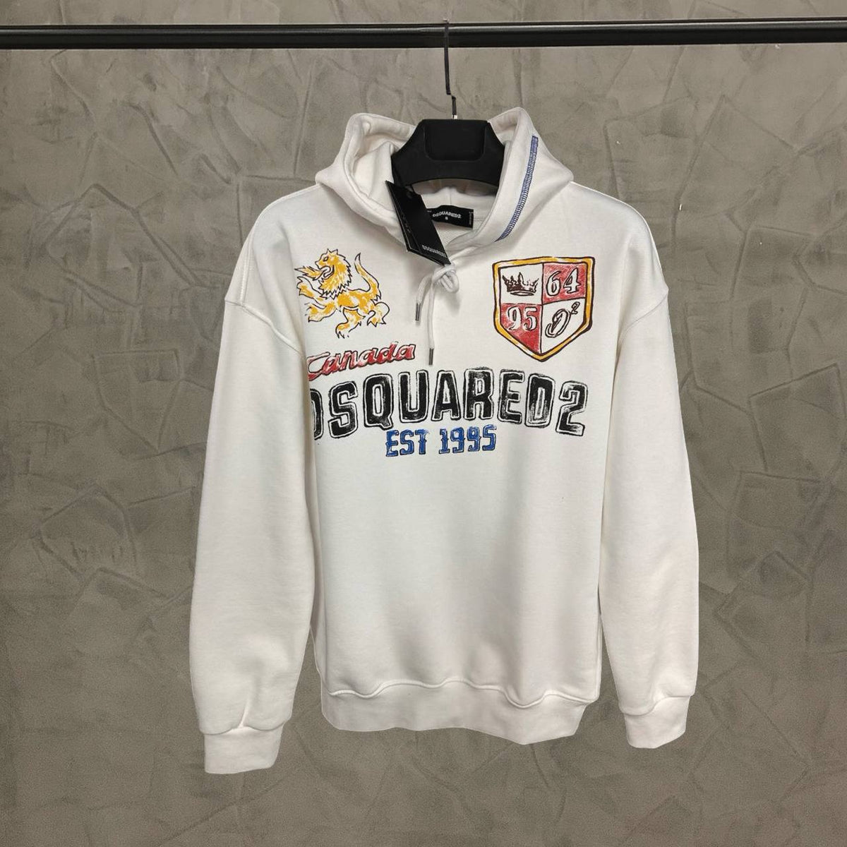 Hoodie White Dsquared - Dsq 1627