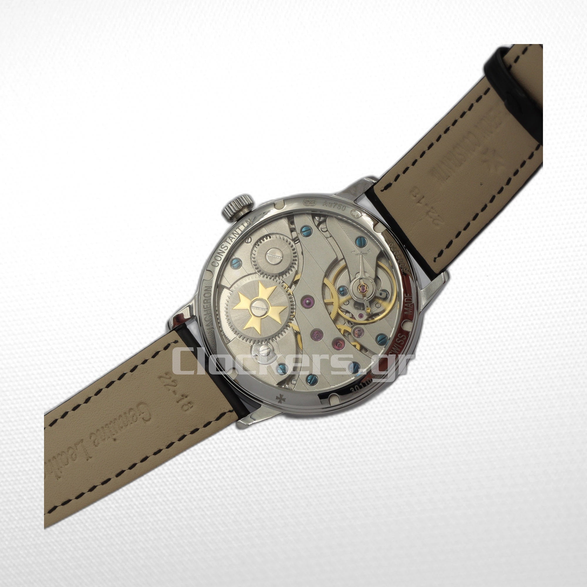 VACHERON CONSTANTIN TRADITIONNELLE WOLRD TIME BLACK STRAP