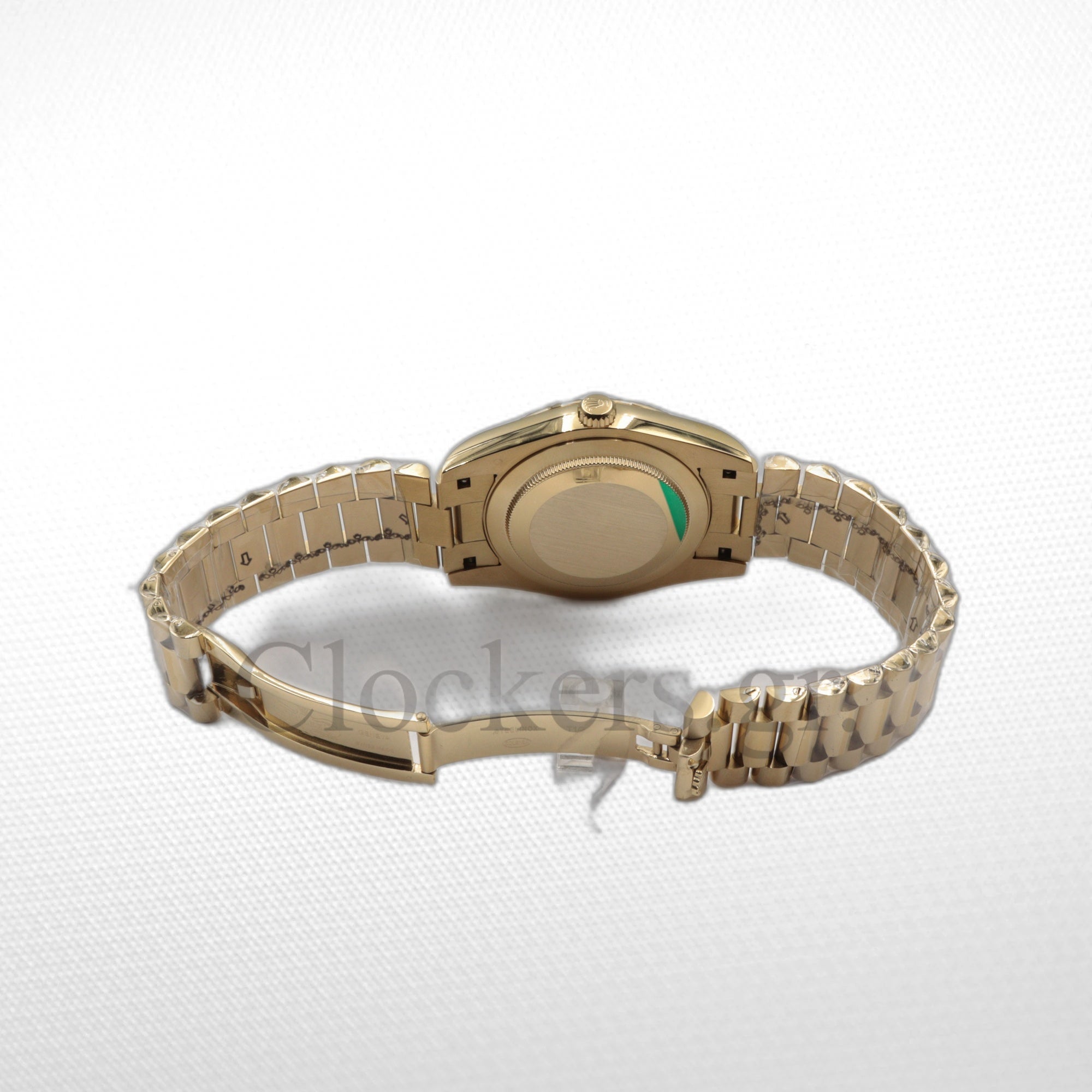 DAY-DATE II  40 MM OYSTER GREEN DIAL STICK MARKERS