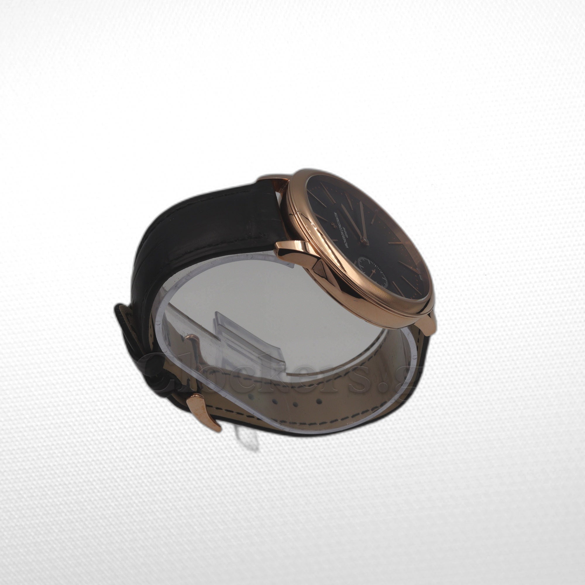 VACHERON CONSTANTIN TRADITIONNELLE WOLRD TIME BLACK STRAP