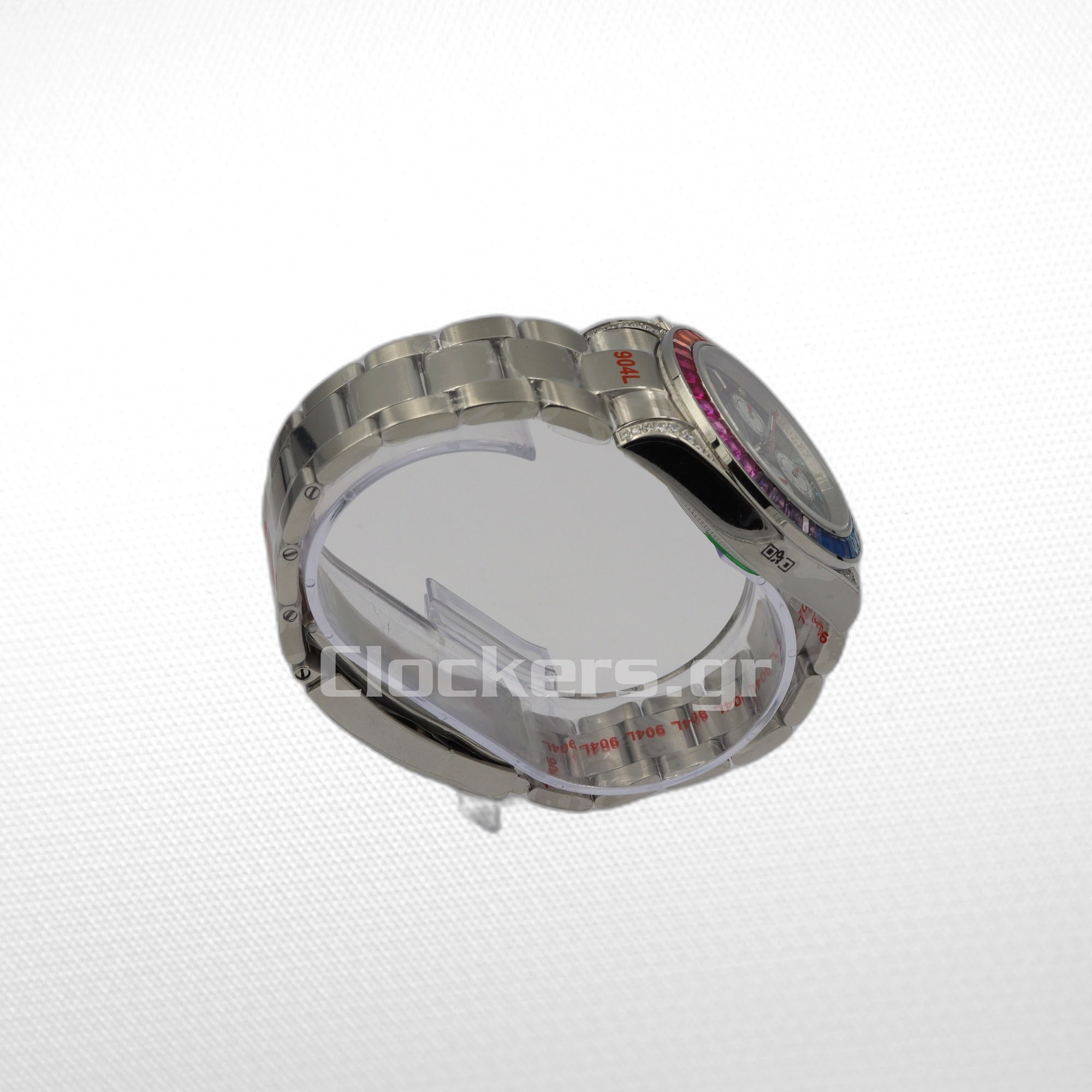 C0SMOGRAPH DAYT0NA BLACK DIAL SILVER RAINBOW 40MM