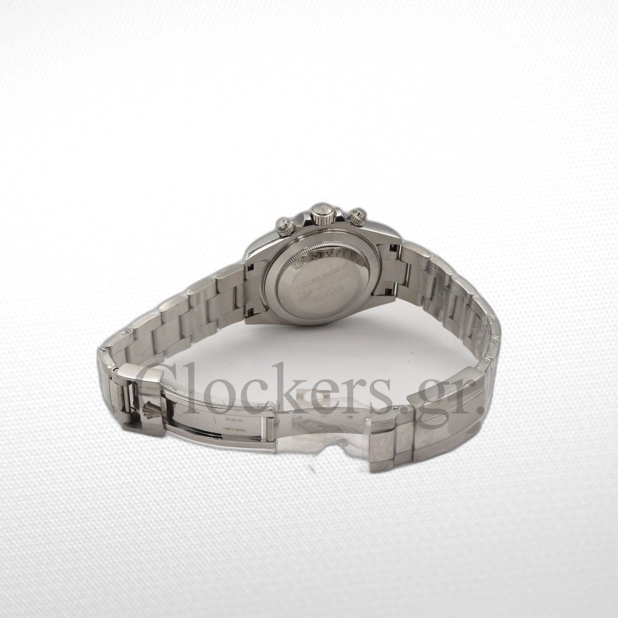 DAYTONA 18K WHITE GOLD STEEL DIAL 40MM