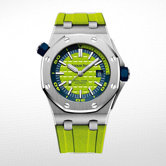 AUDEMARS PIGUET ROYAL OAK OFFSHORE DIVER SS GREEN CLONE