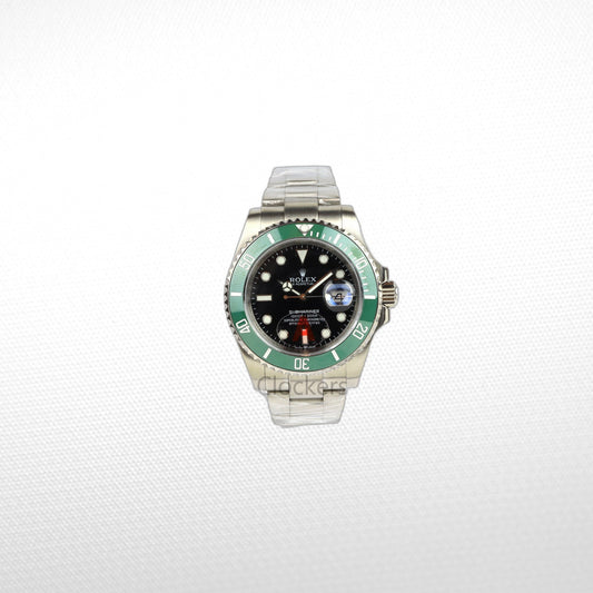SUBMARINER SS BLACK COLLECTOR GREEN CERAMIC BEZEL 41MM CLONE