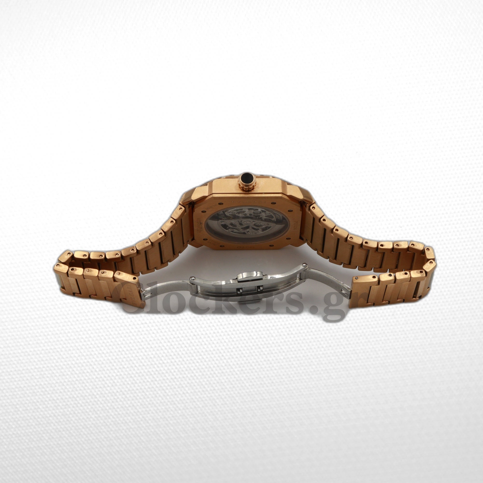 BVLGARI OCTO  EXTRA-THIN SATIN-POLISHED ROSE GOLD DIAL- ROSE GOLD BRACELET