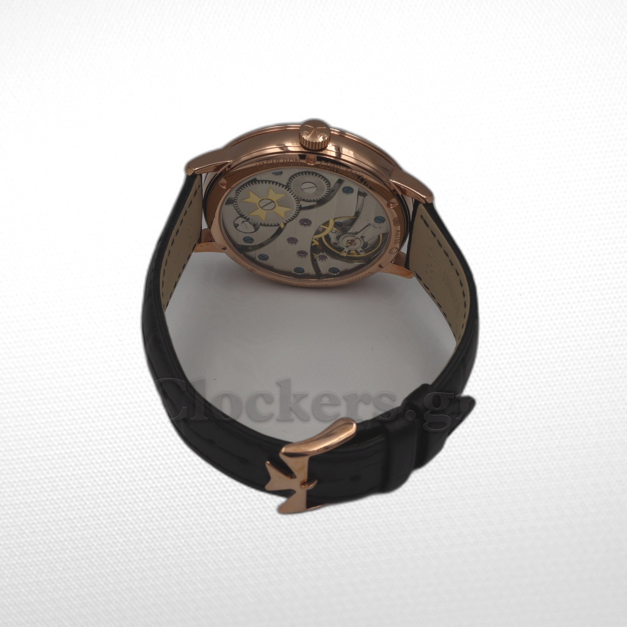 VACHERON CONSTANTIN TRADITIONNELLE WOLRD TIME BLACK STRAP