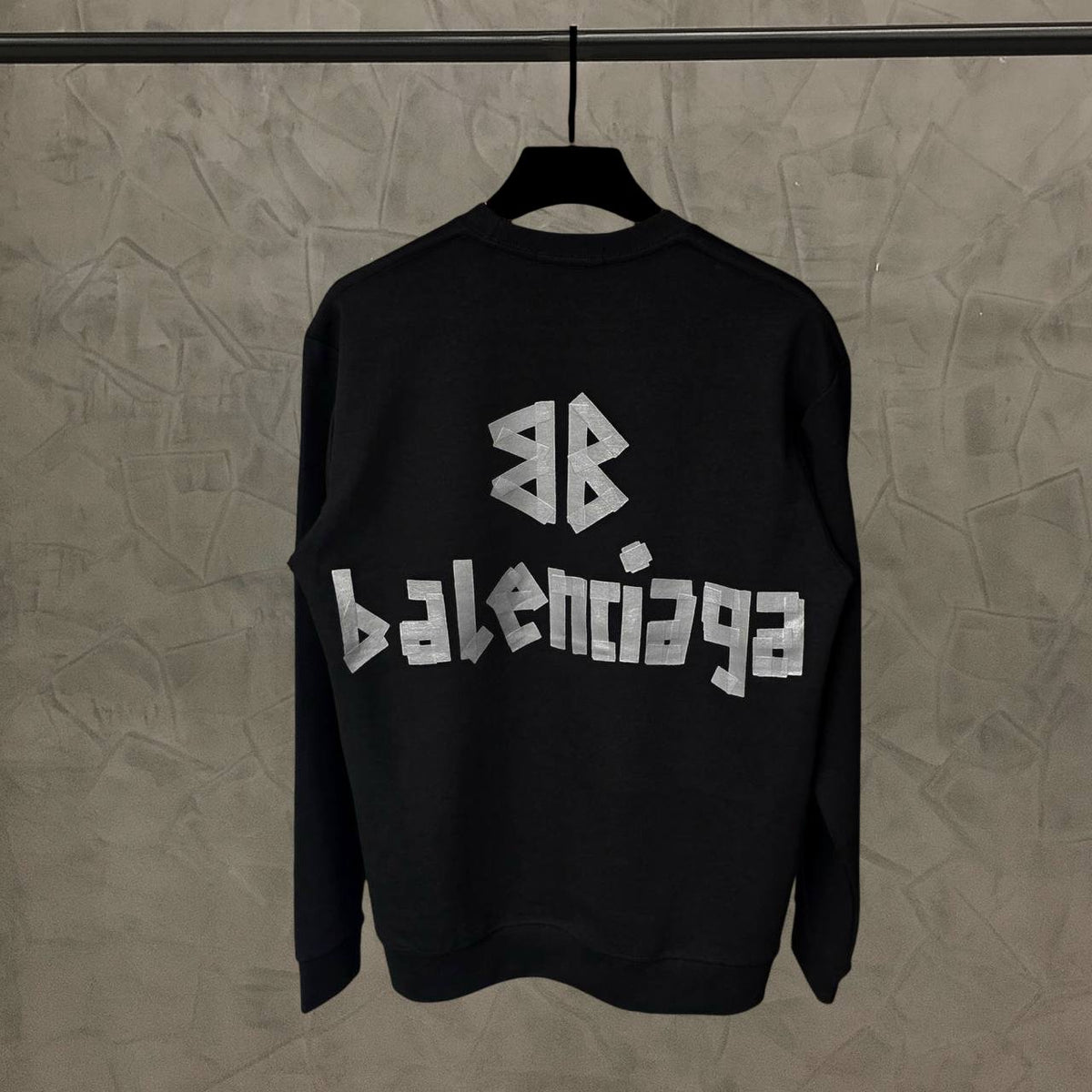Hoodie black balenciaga  - bl 1610